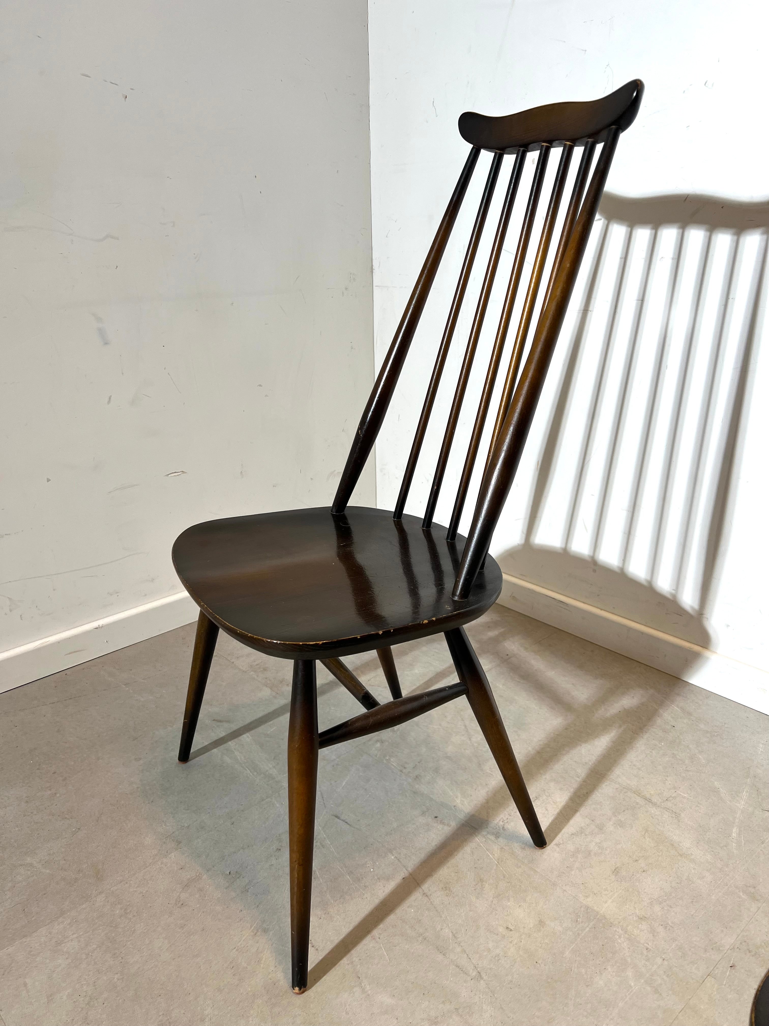 Set of 6 Vintage Ercol Dining Chairs