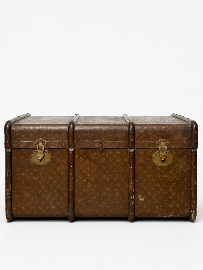 LV style Suitcase with Monogram