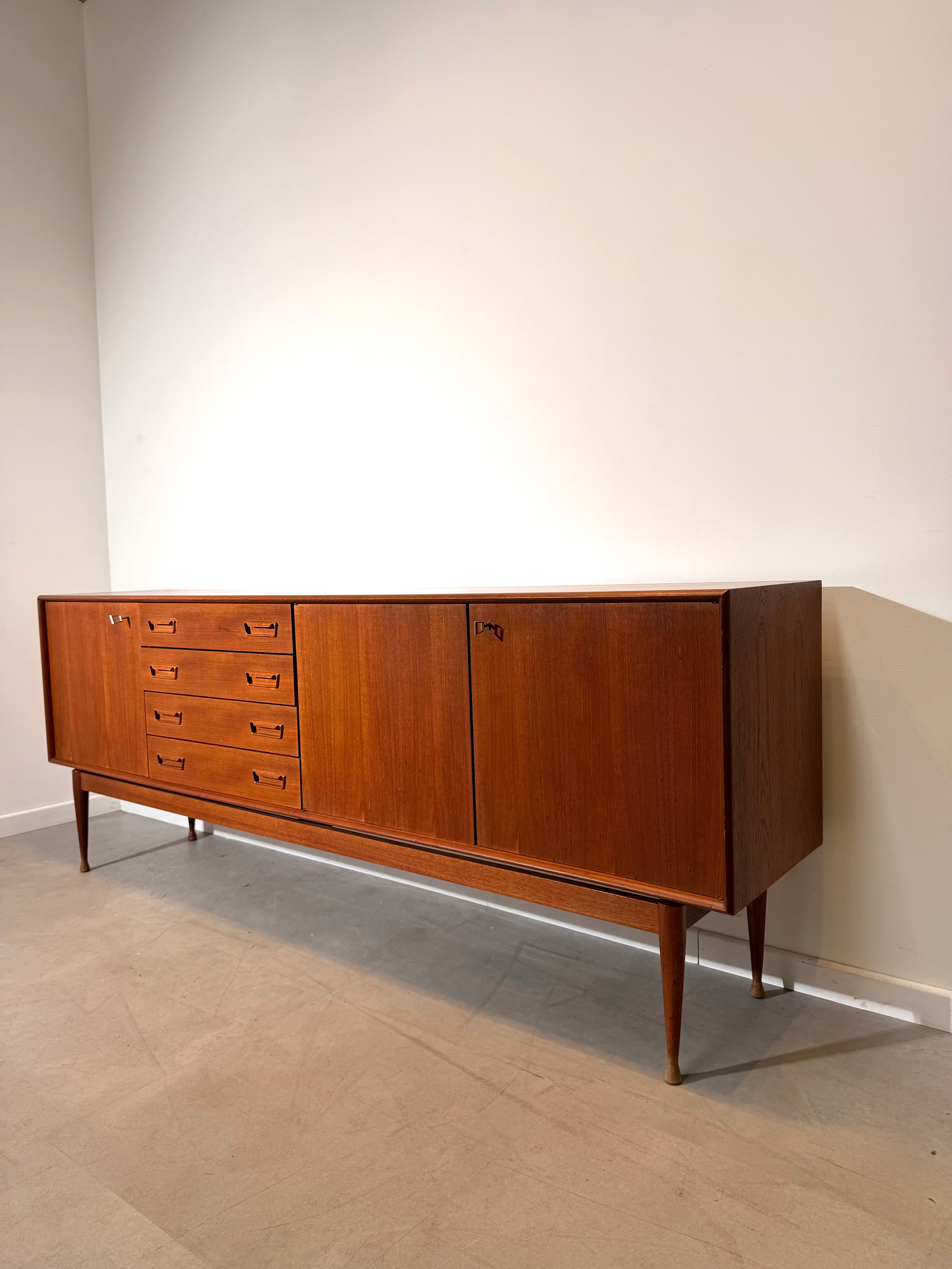 Vintage Mid-Century Teak Sideboard – 1960s