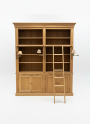 Large Oak Library Bookcase