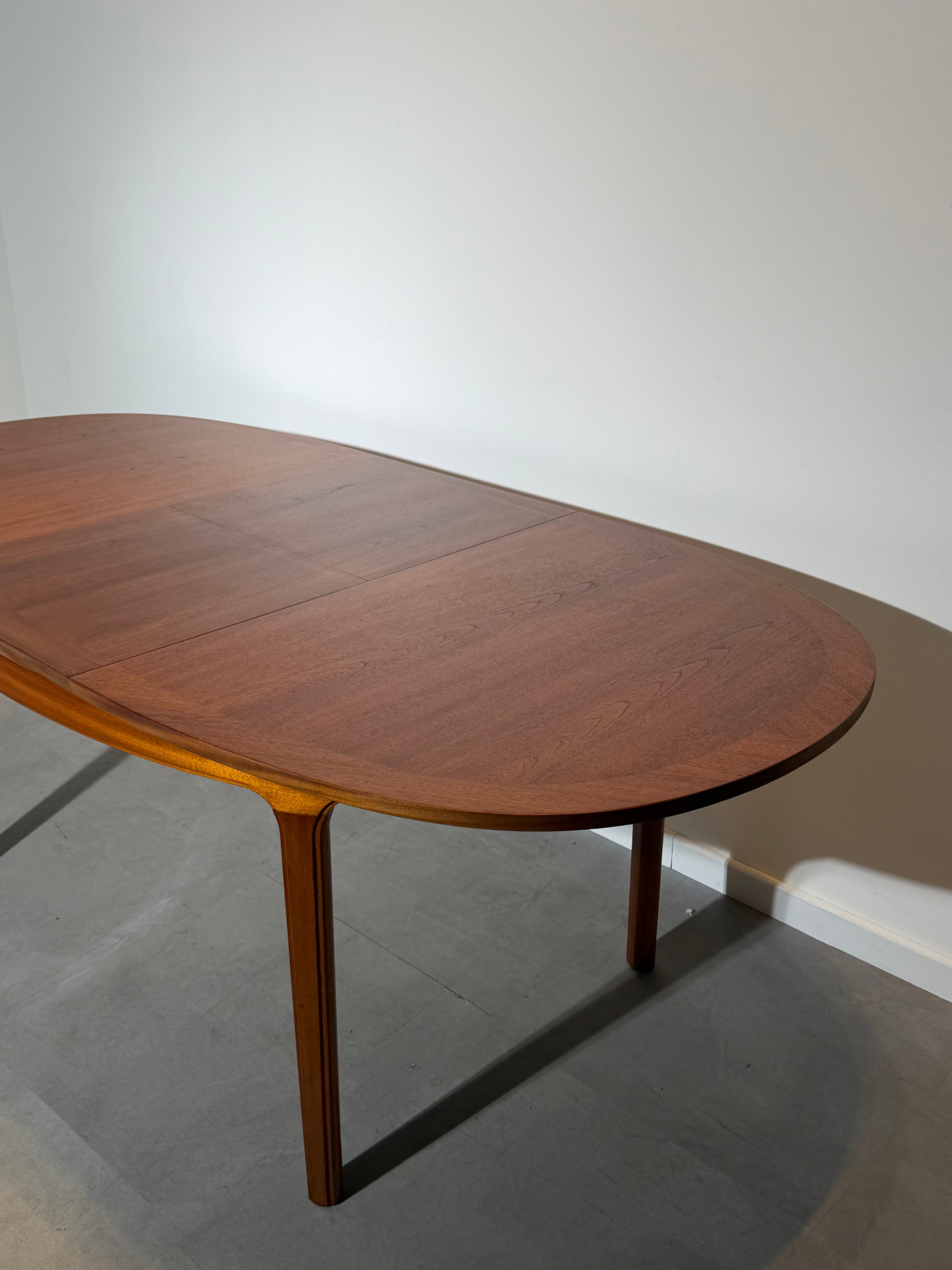 Nathan Extendable Oval Dining Table in Teak