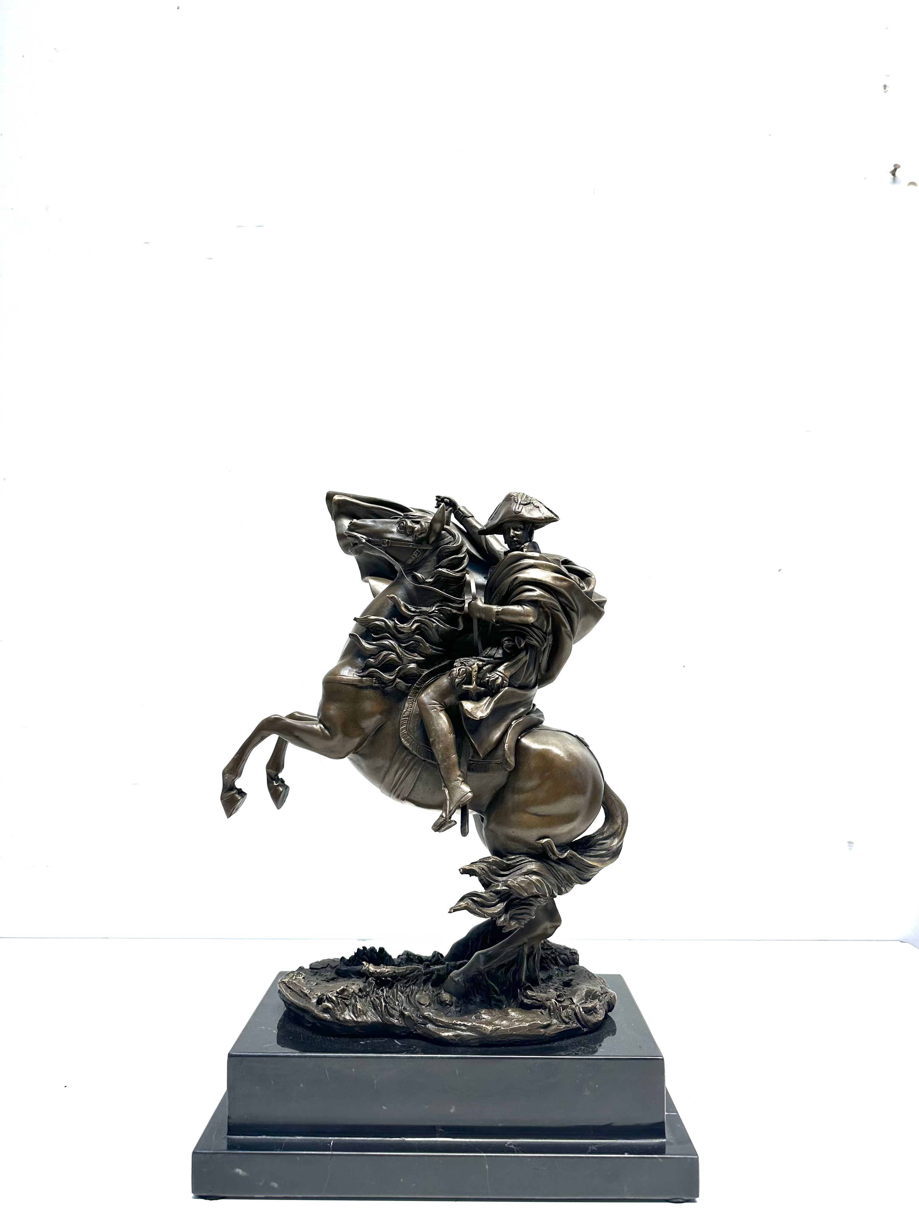 Sculpture en bronze de Napoléon