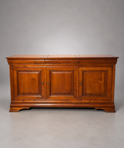 French Cherrywood Three-Door Sideboard
