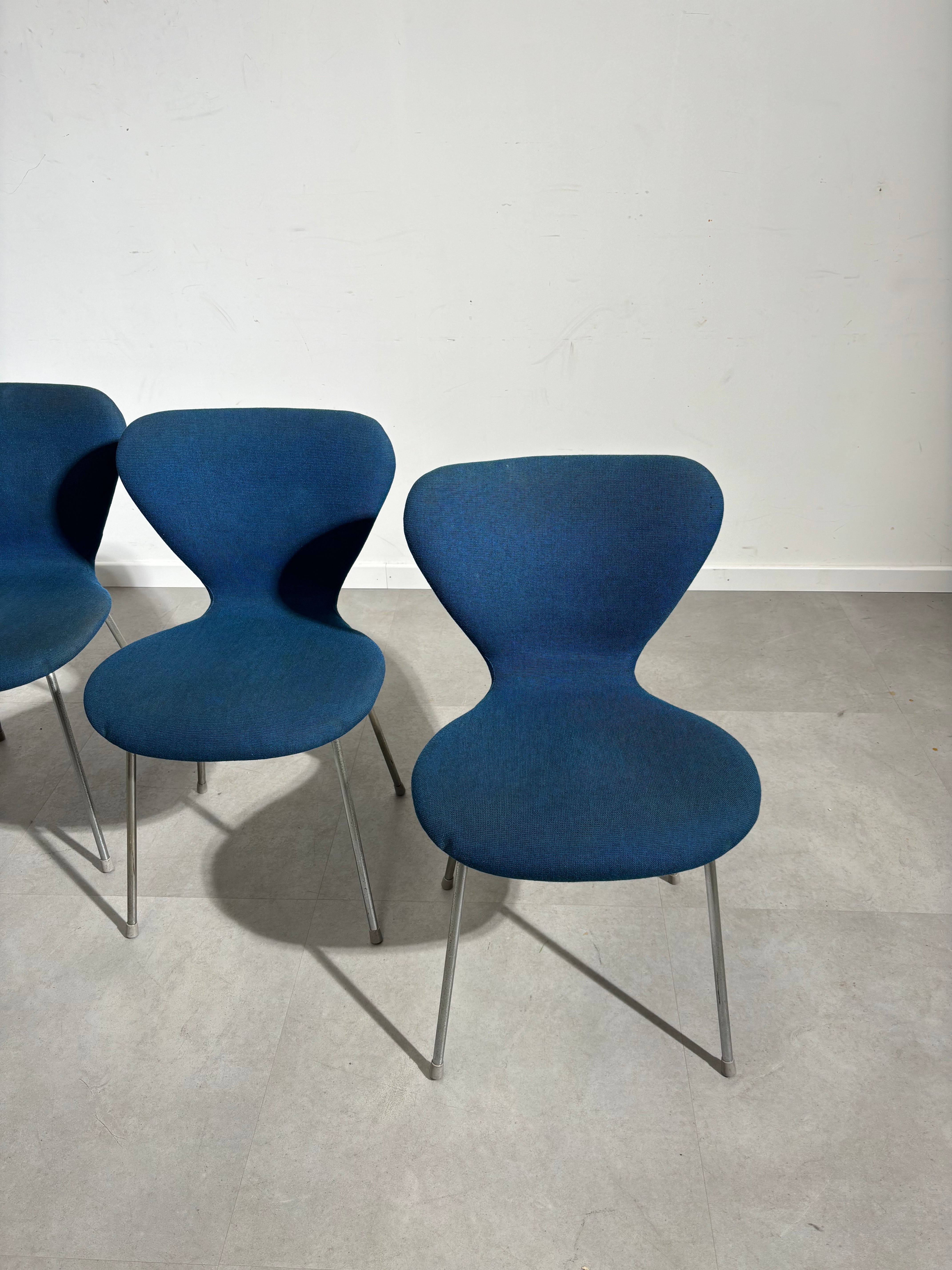 Ensemble de six chaises de salle à manger signées Egon Eiermann pour Wilde &amp; Spieth