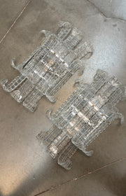 Pair of Murano Glass Wall Sconces — Italy, 1970s