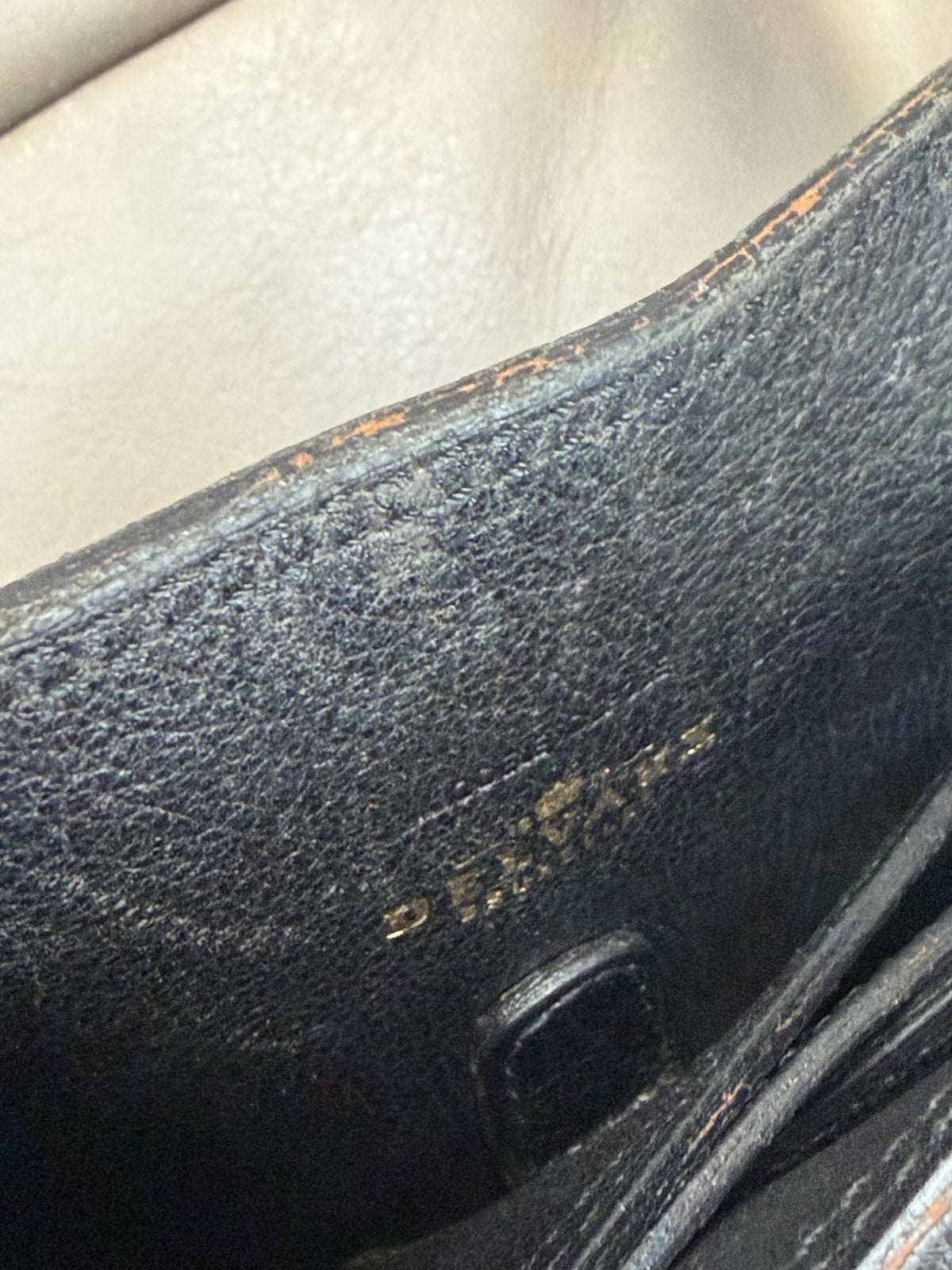Delvaux Faust Black Leather Bag – Vintage