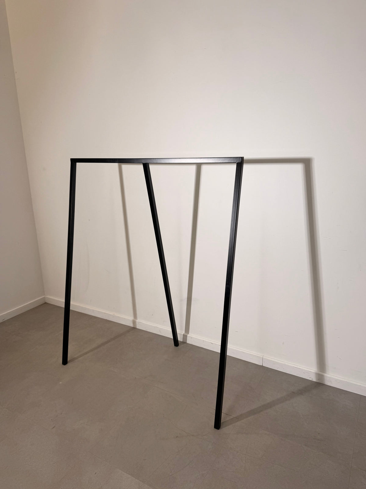 Minimalist Black Metal Clothes Rack