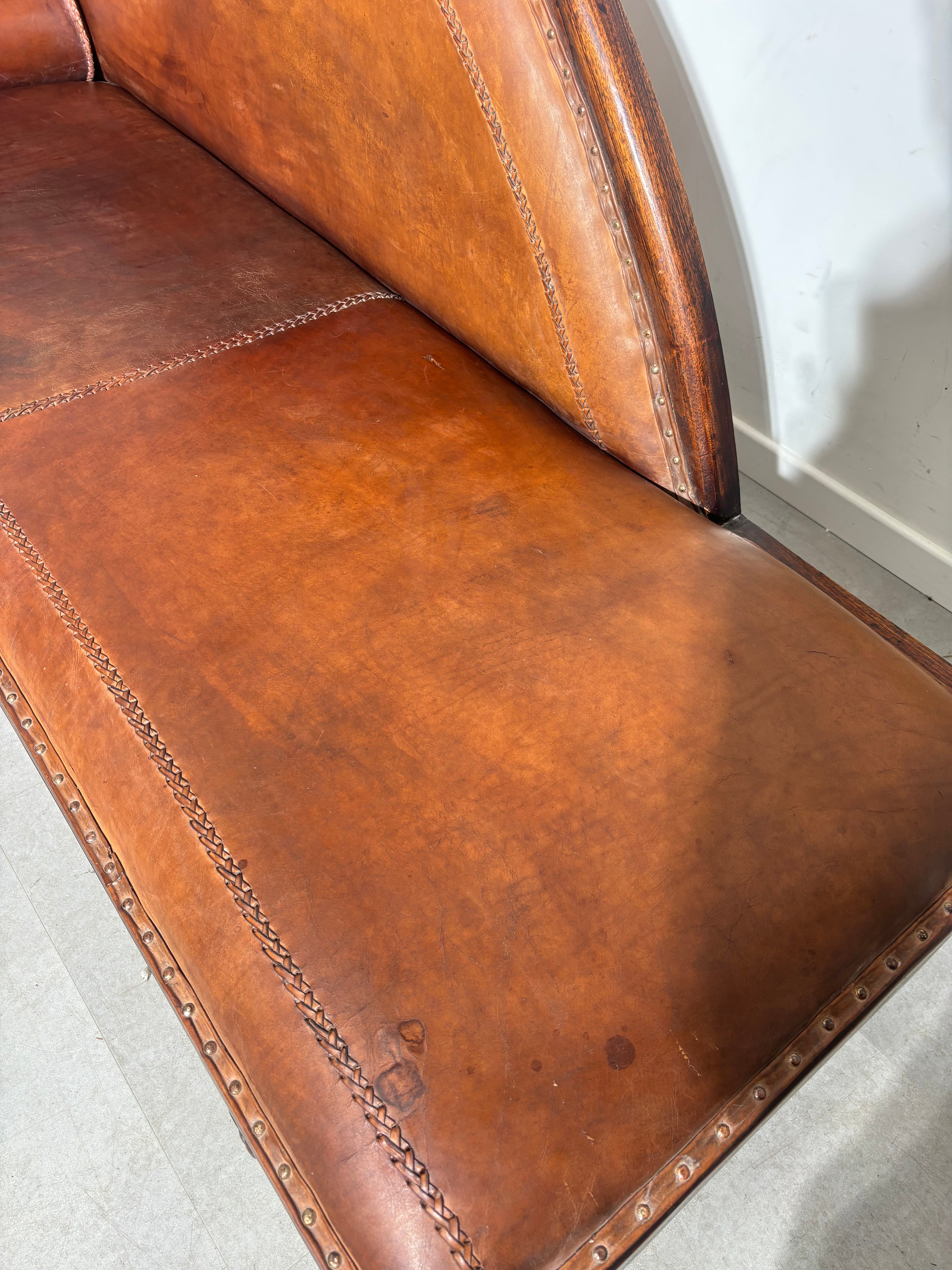 Art Deco - Loungechair with Sheepskin Leather