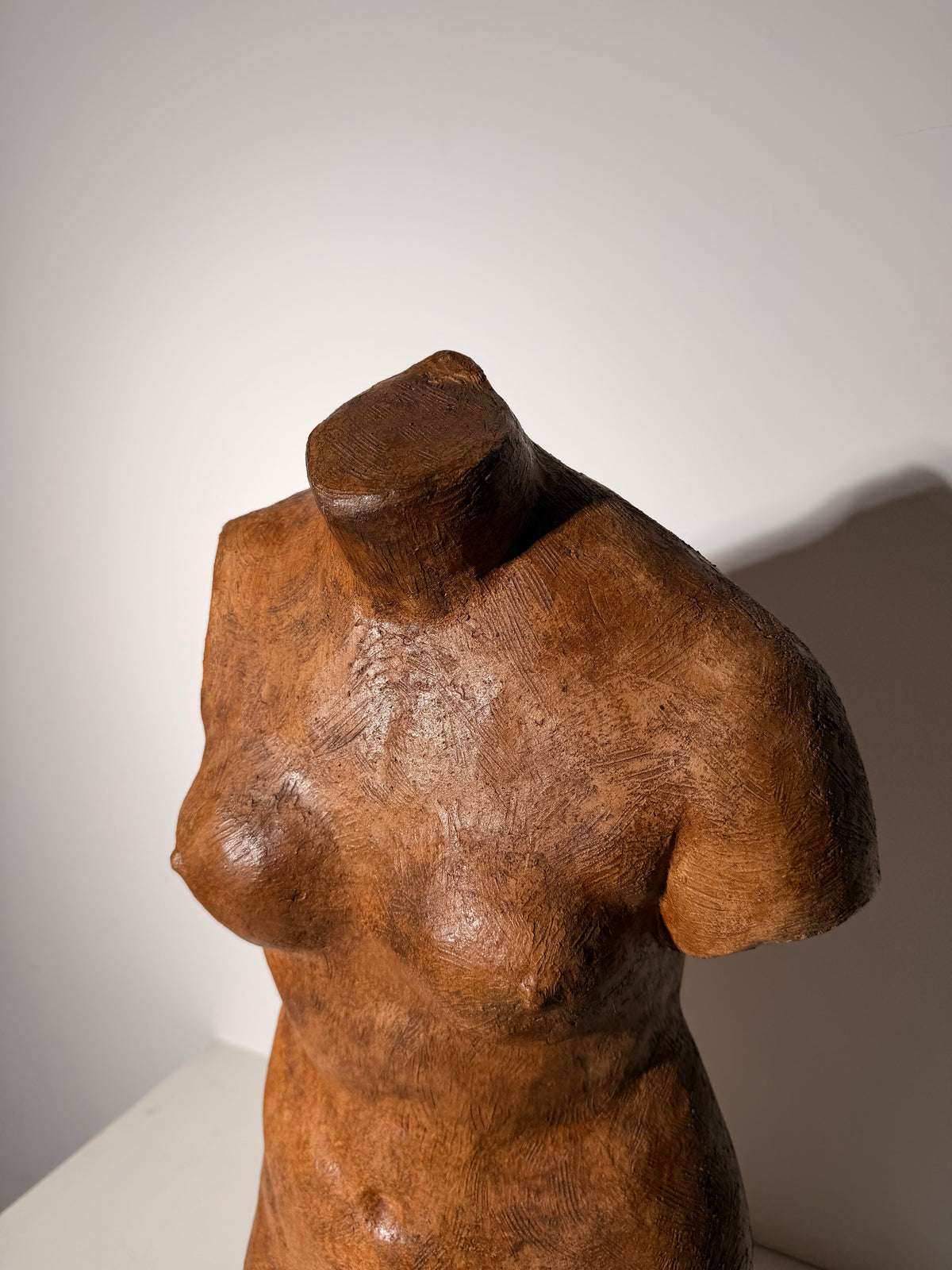 C. Eeckhout – Female Torso Sculpture on Rectangular Base