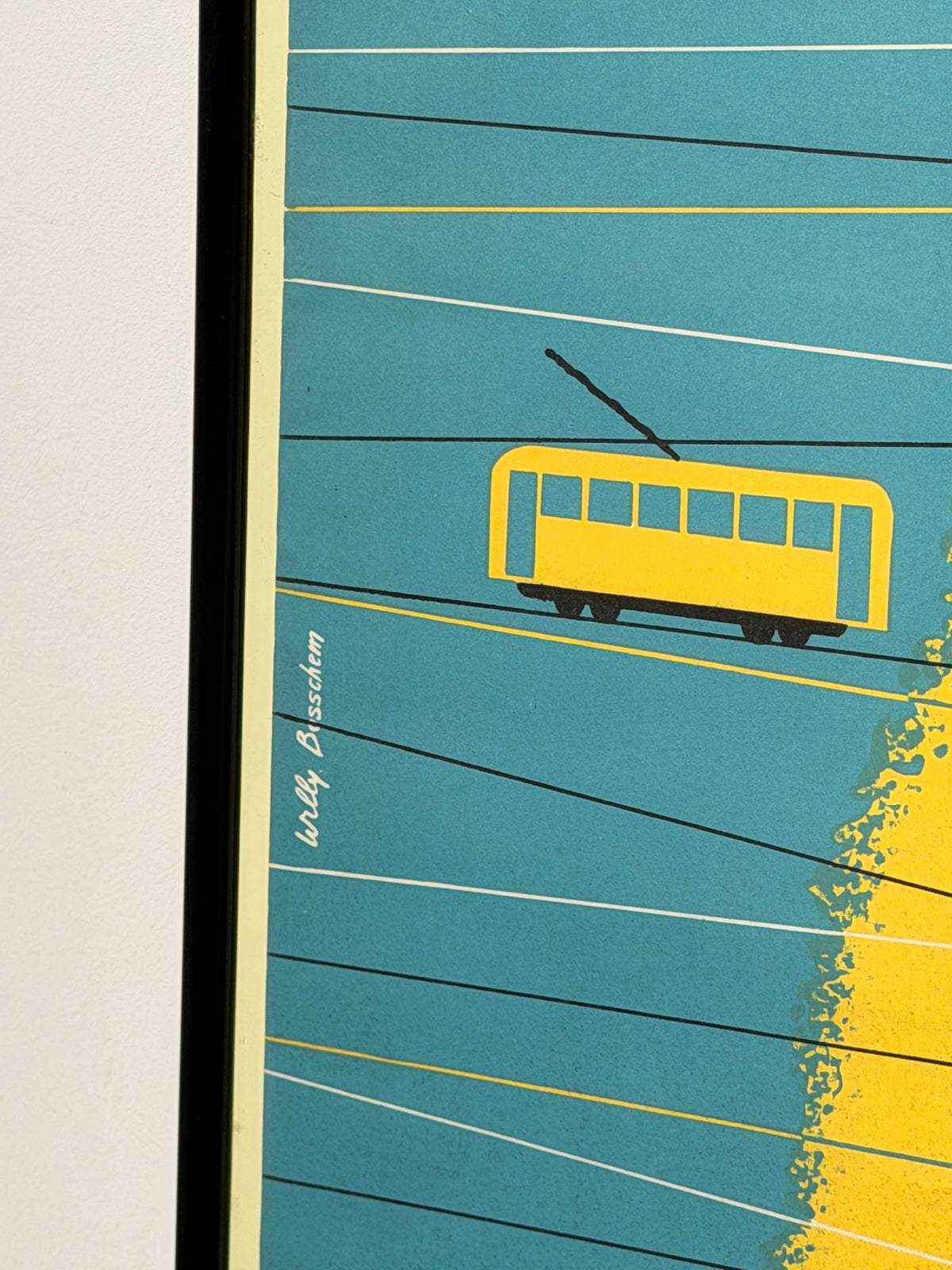 Original 1958 Expo 58 “Quinzaine de la Courtoisie” Brussels Public Transport Poster