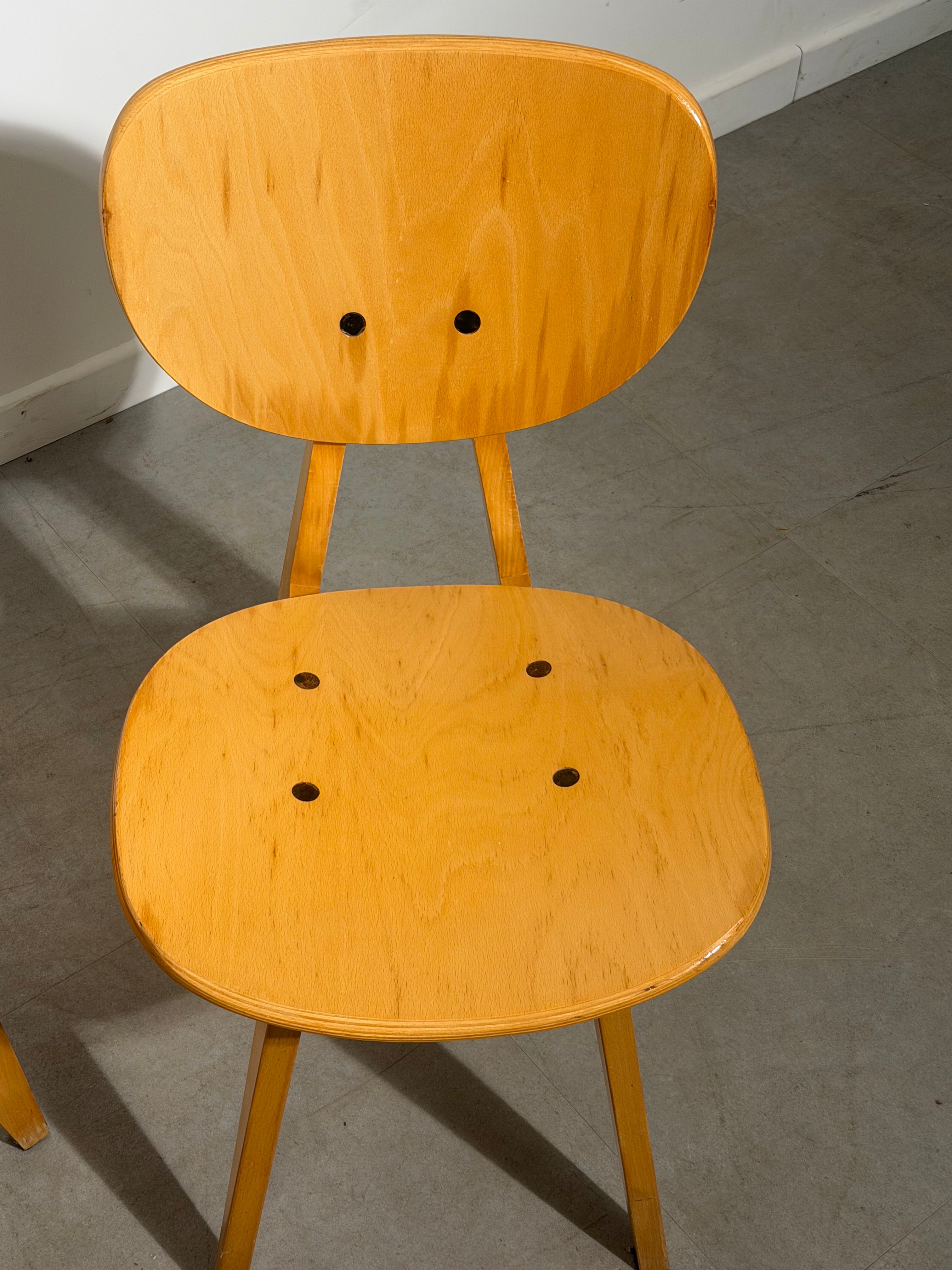 Vintage Junzo Sakakura Model 3221 Chairs for Tendo Mokko – Japan, 1950s - Pair
