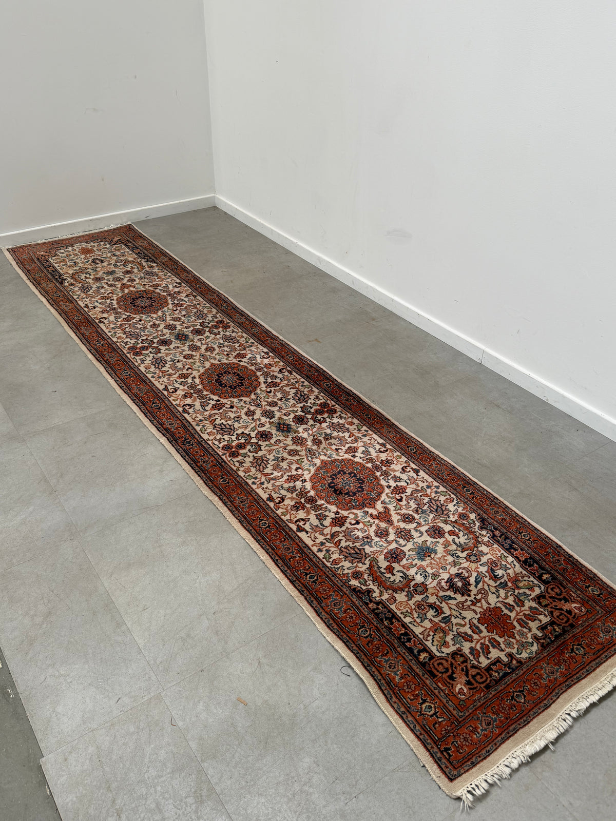 Vintage Persian Style Runner Rug – 365 × 75 cm