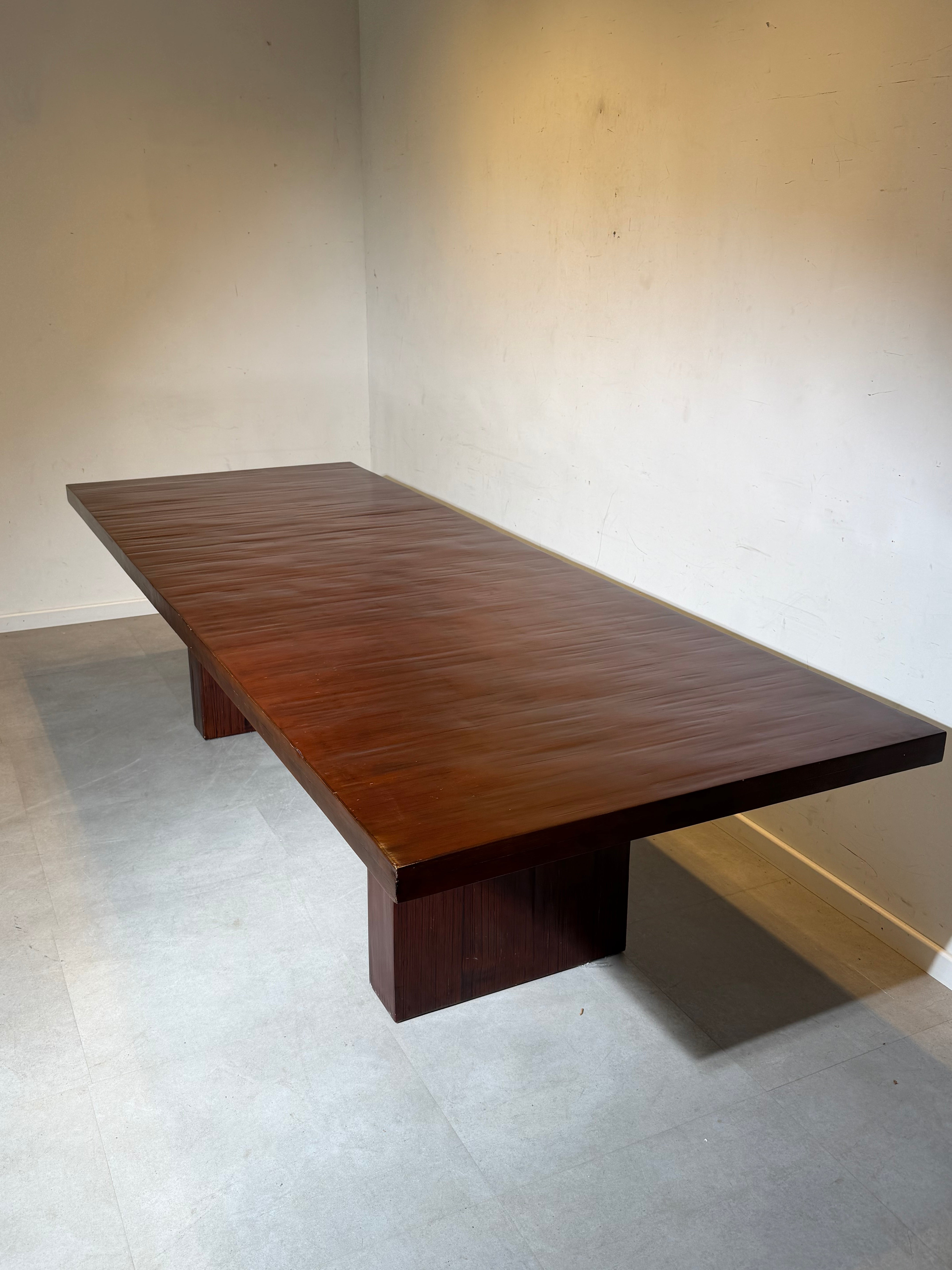 Structural XL Bamboo Dining Table – 300 cm