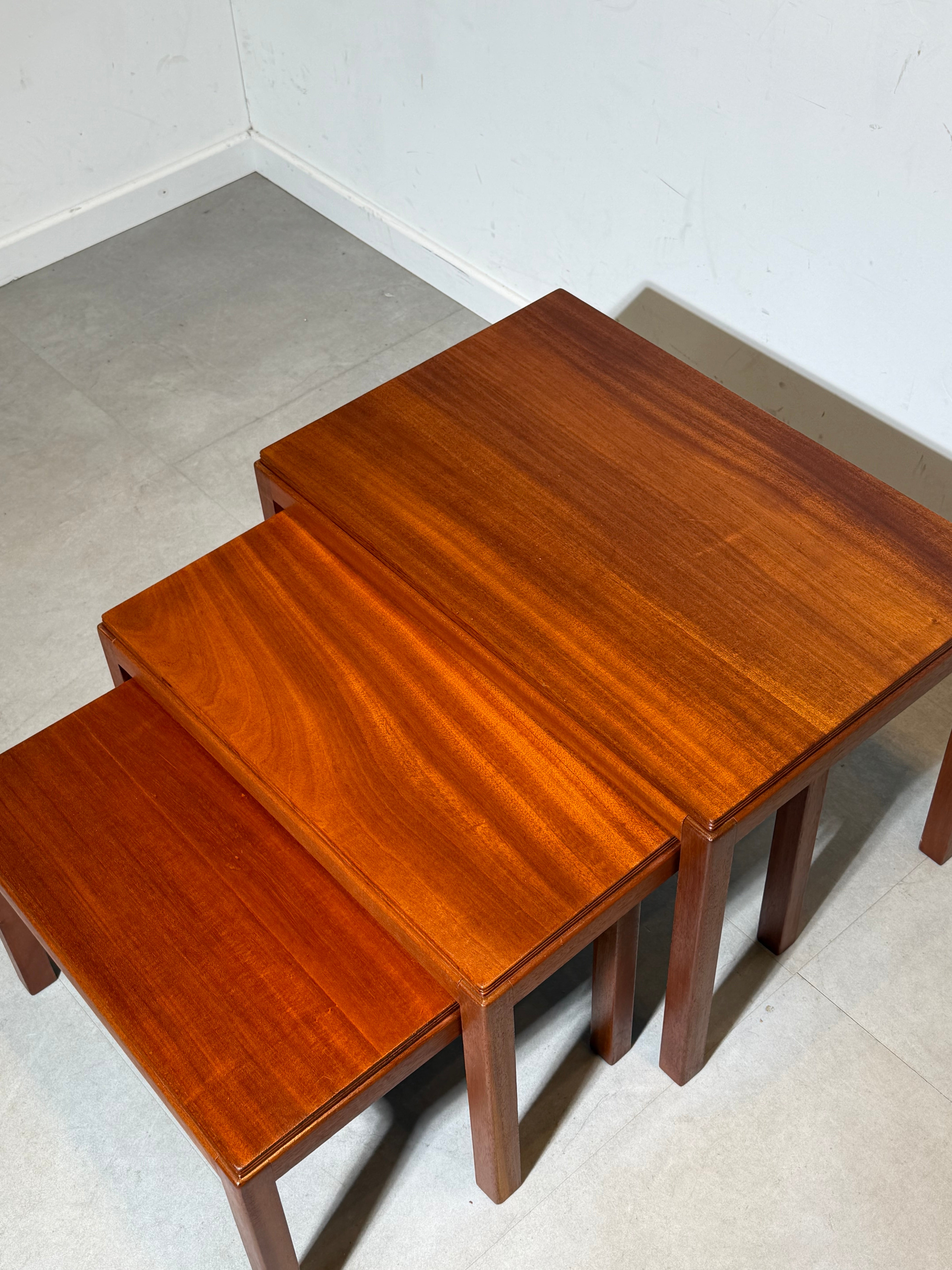 Gordon Russell Teak Nest of Tables – Broadway Works, Mid-Century Modern