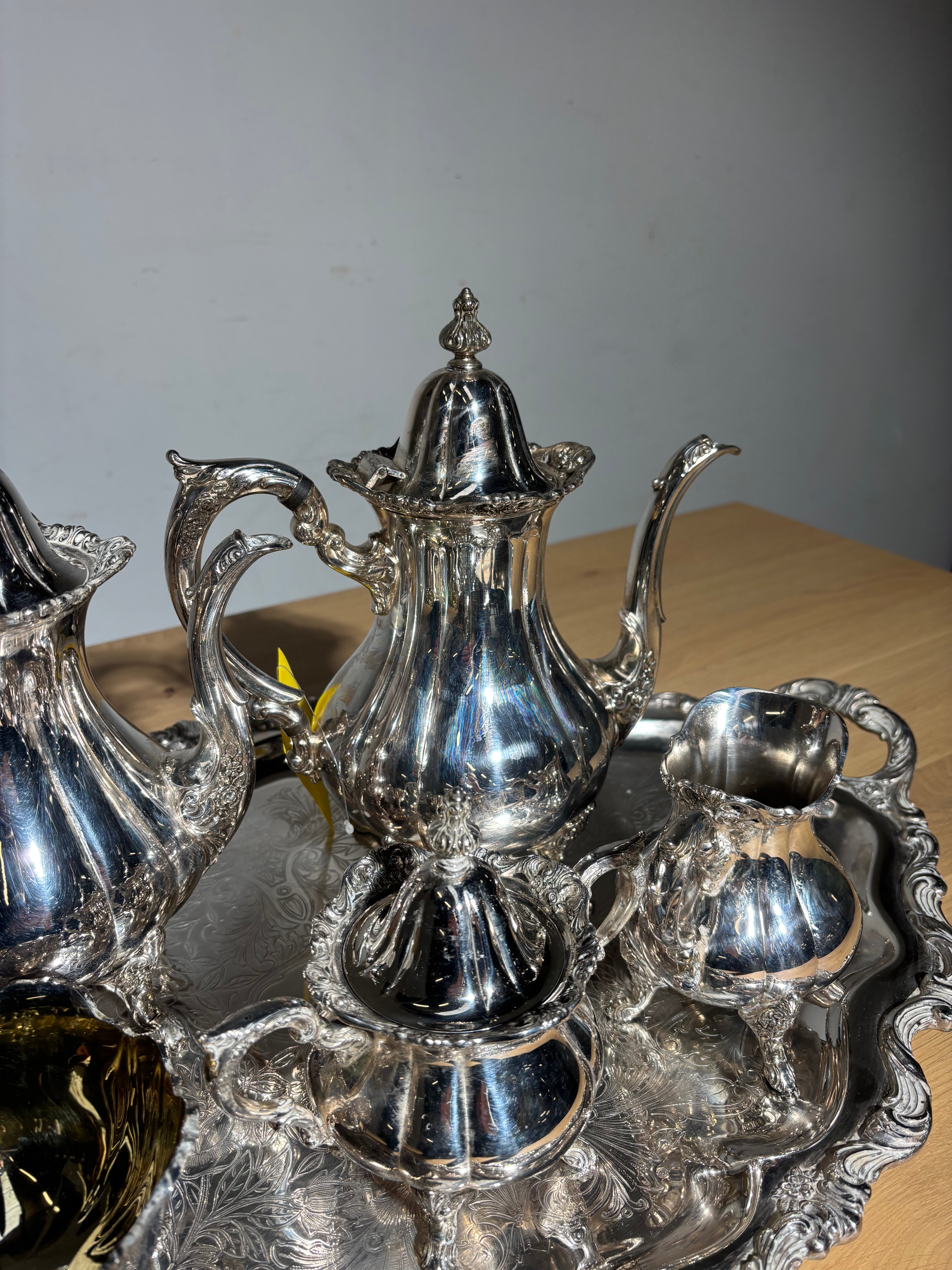 Service à thé/café « Wallace » plaqué argent (6)