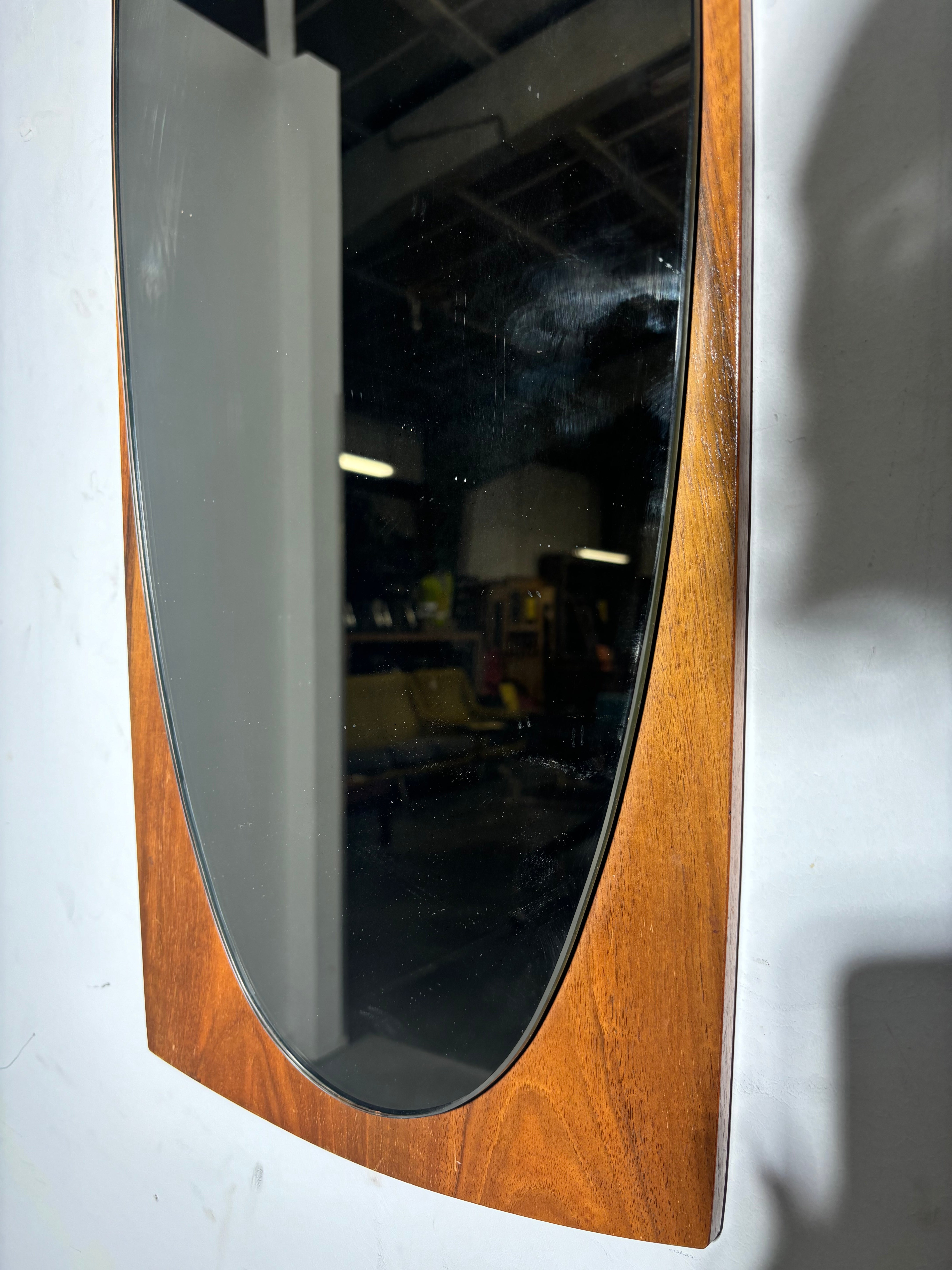 Vintage teakwood mirror