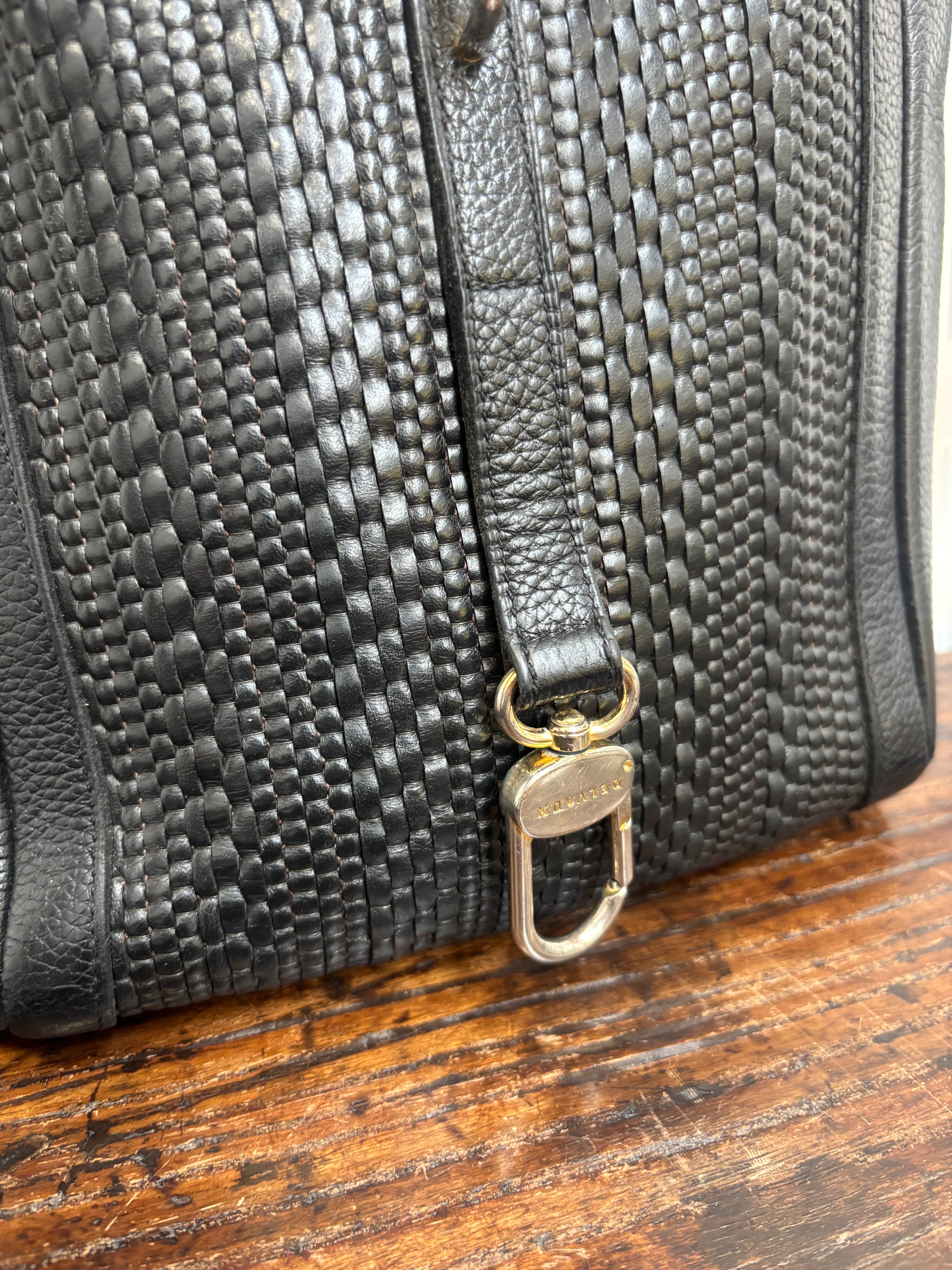 Delvaux « Rubis » Toile de cuire