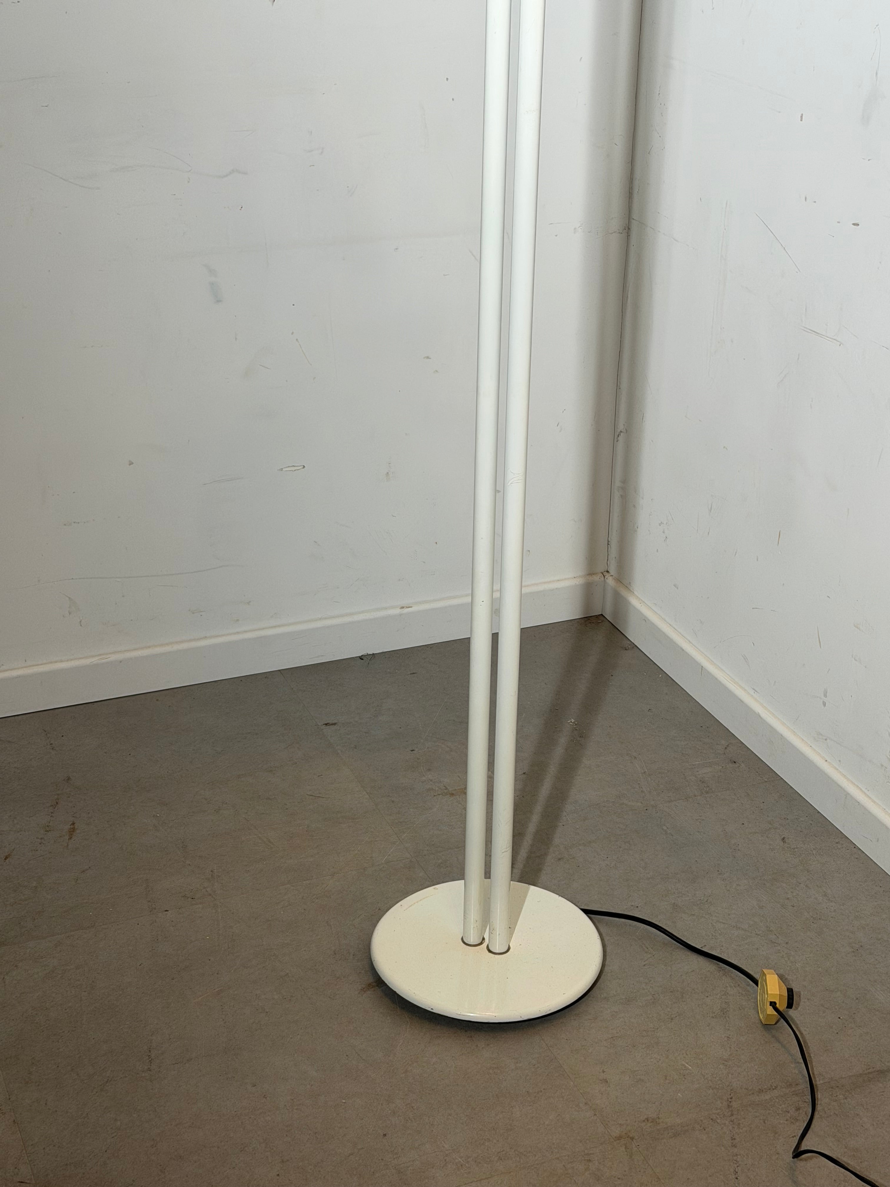 Vintage Hala Zeist Floor Lamp – Double Arm – White – 175 cm