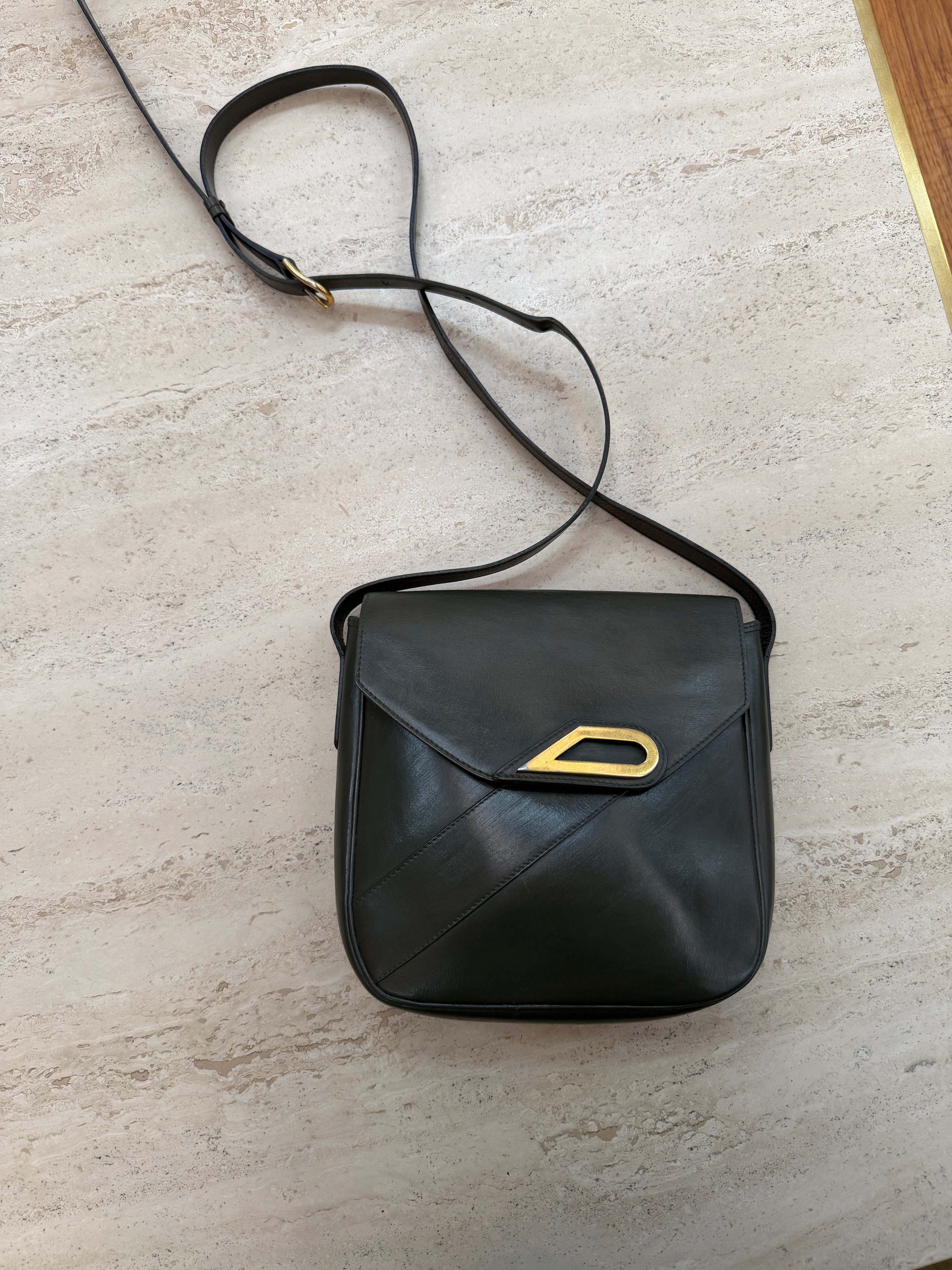 Delvaux Radieux Leather Crossbody Bag – Dark Green