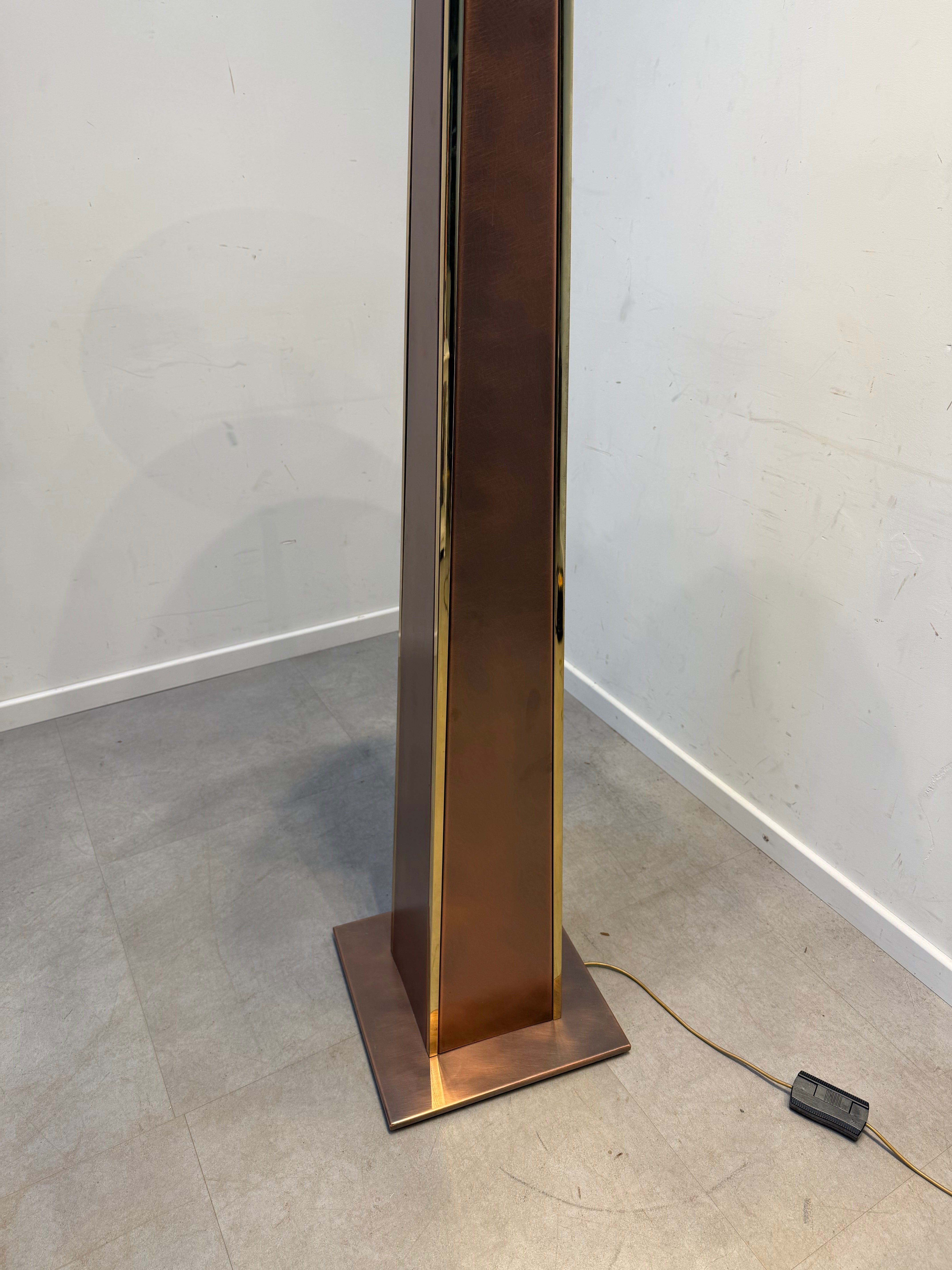 Lampadaire Belgo chromé