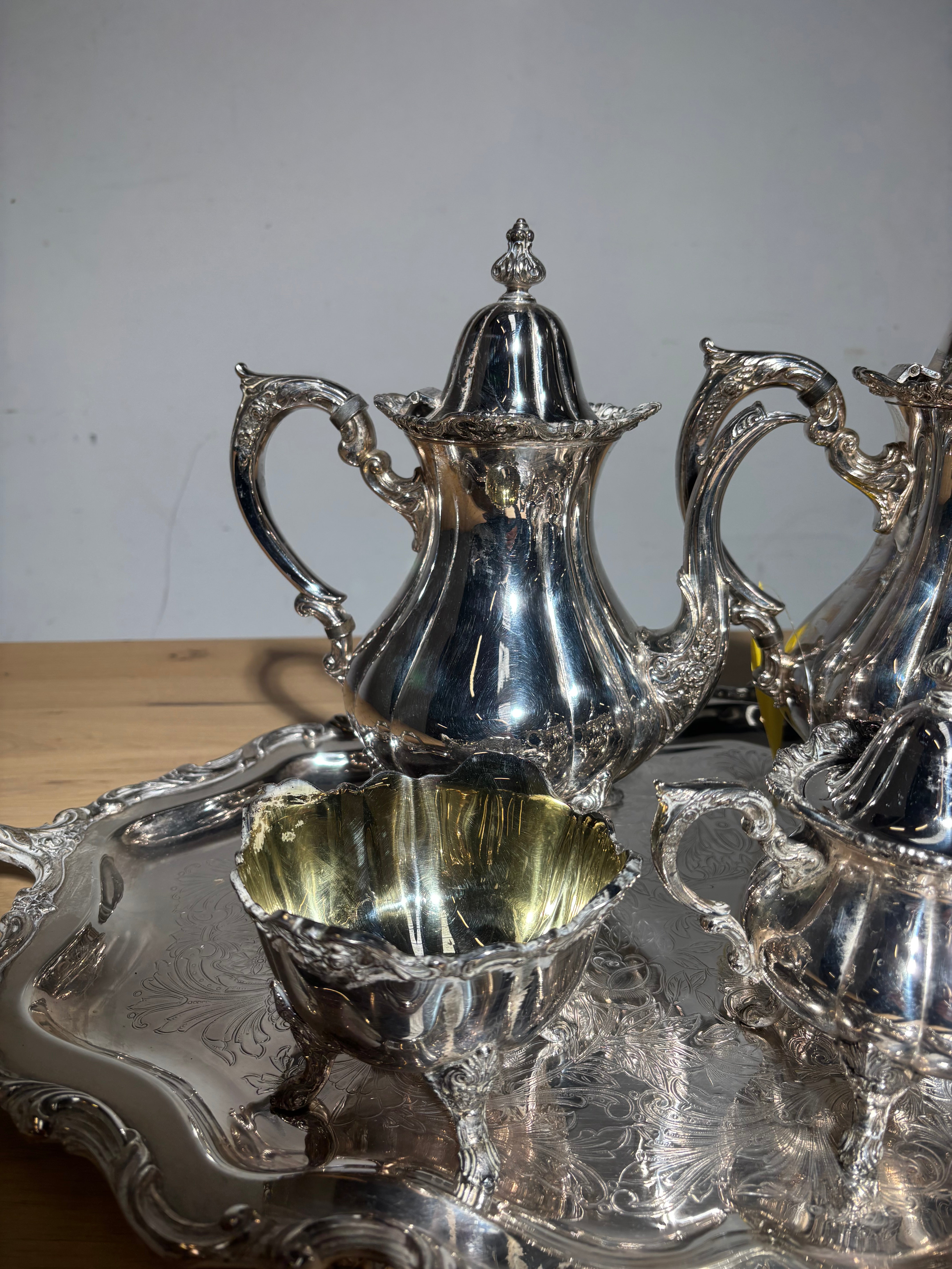 Service à thé/café « Wallace » plaqué argent (6)