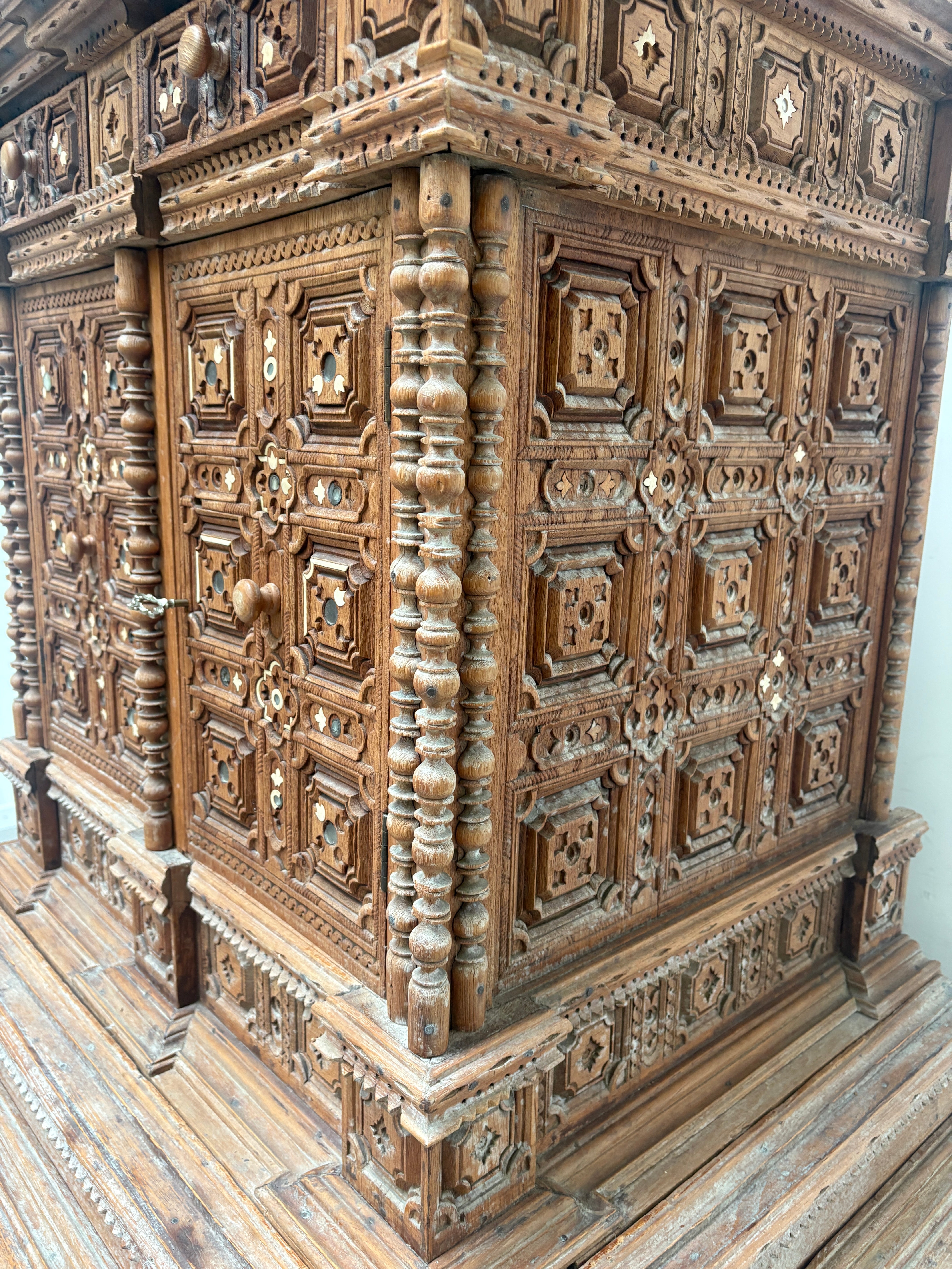 Large Antique Temple Cabinet