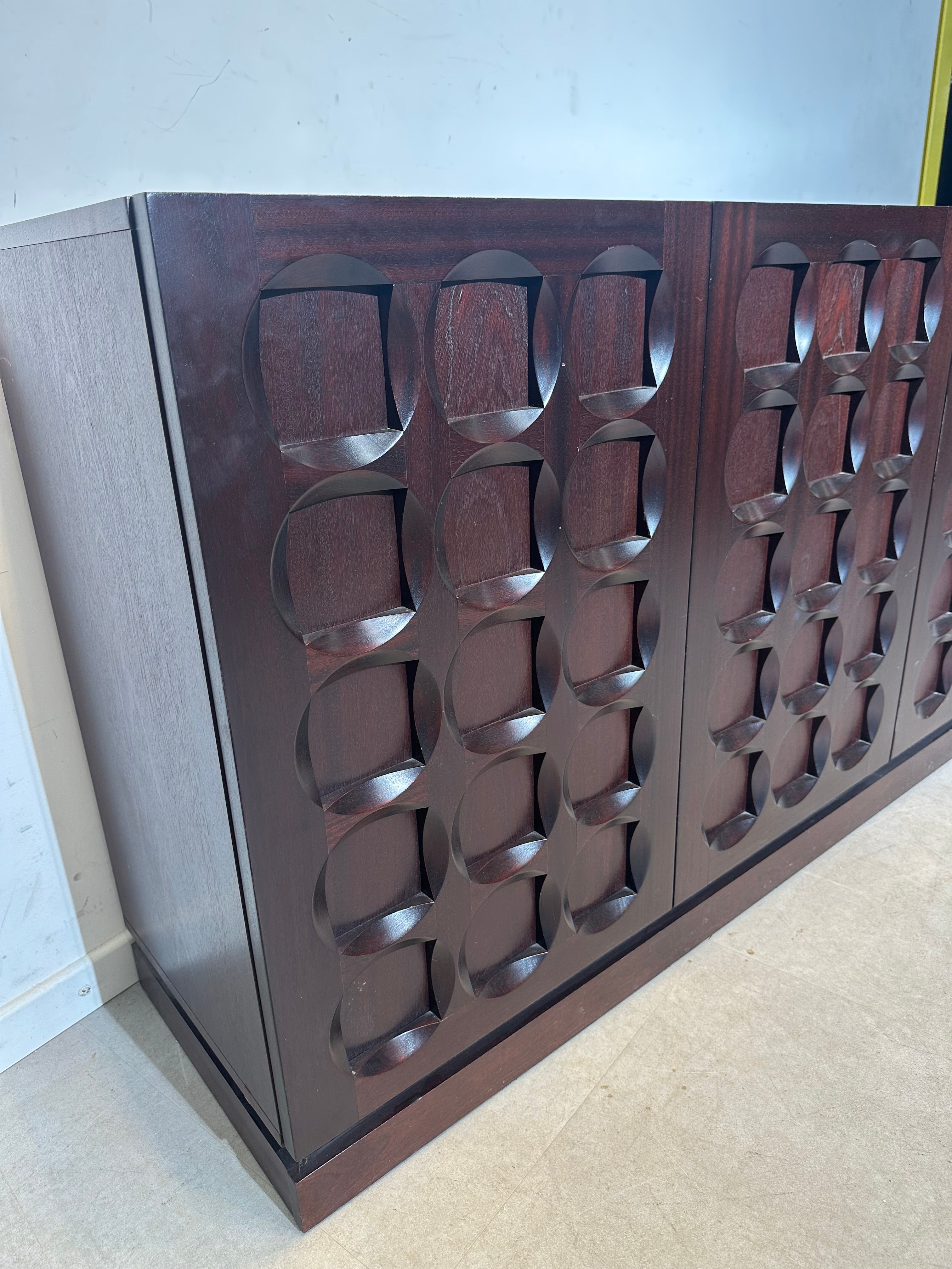 « Crédence » brutaliste vintage