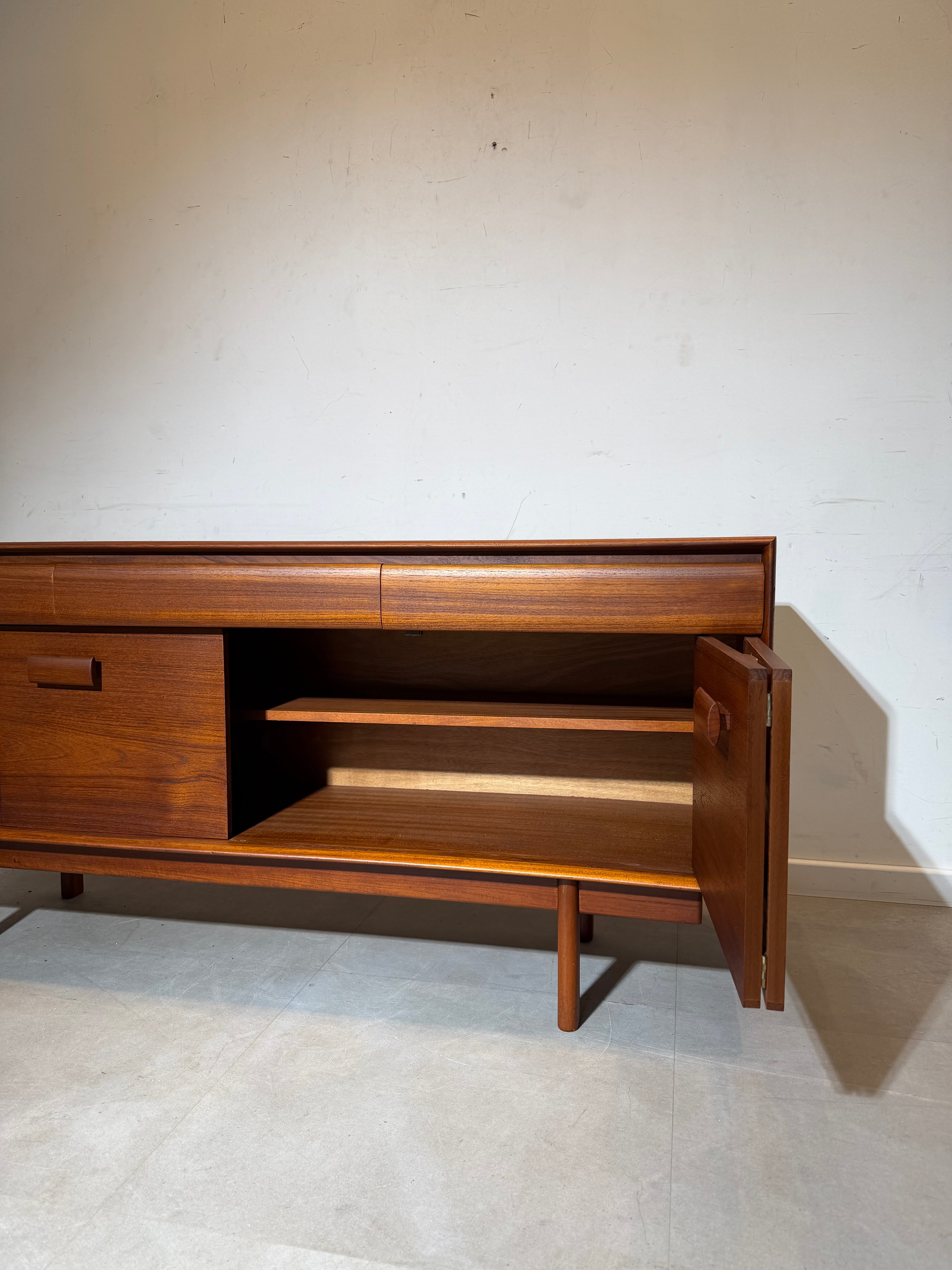 White & Newton Teak Sideboard – Mid-Century Modern British Design