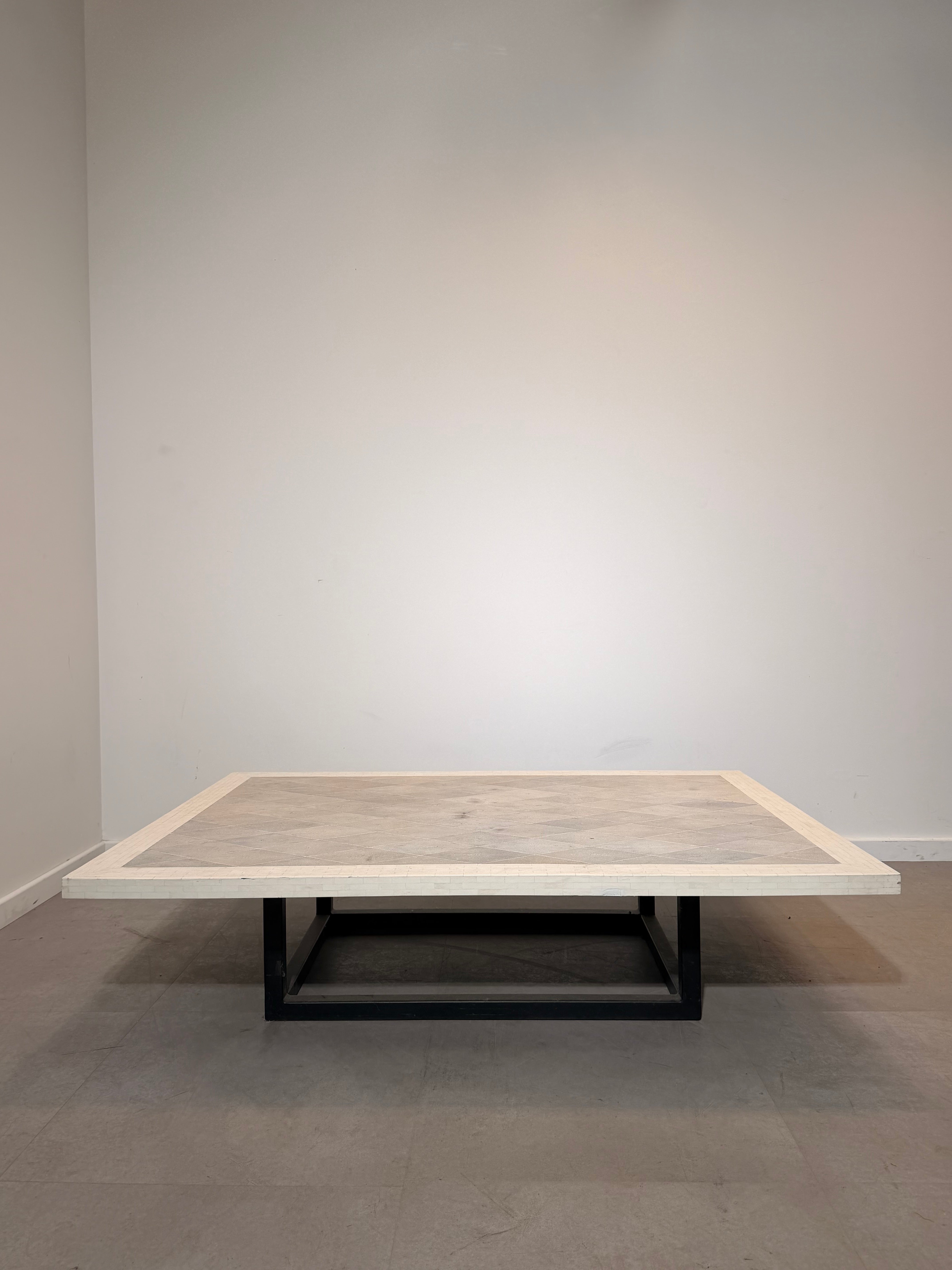 Galuchat Coffee Table – Shagreen Top