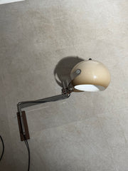 Dijkstra Mushroom Wall Light in Beige and Chrome