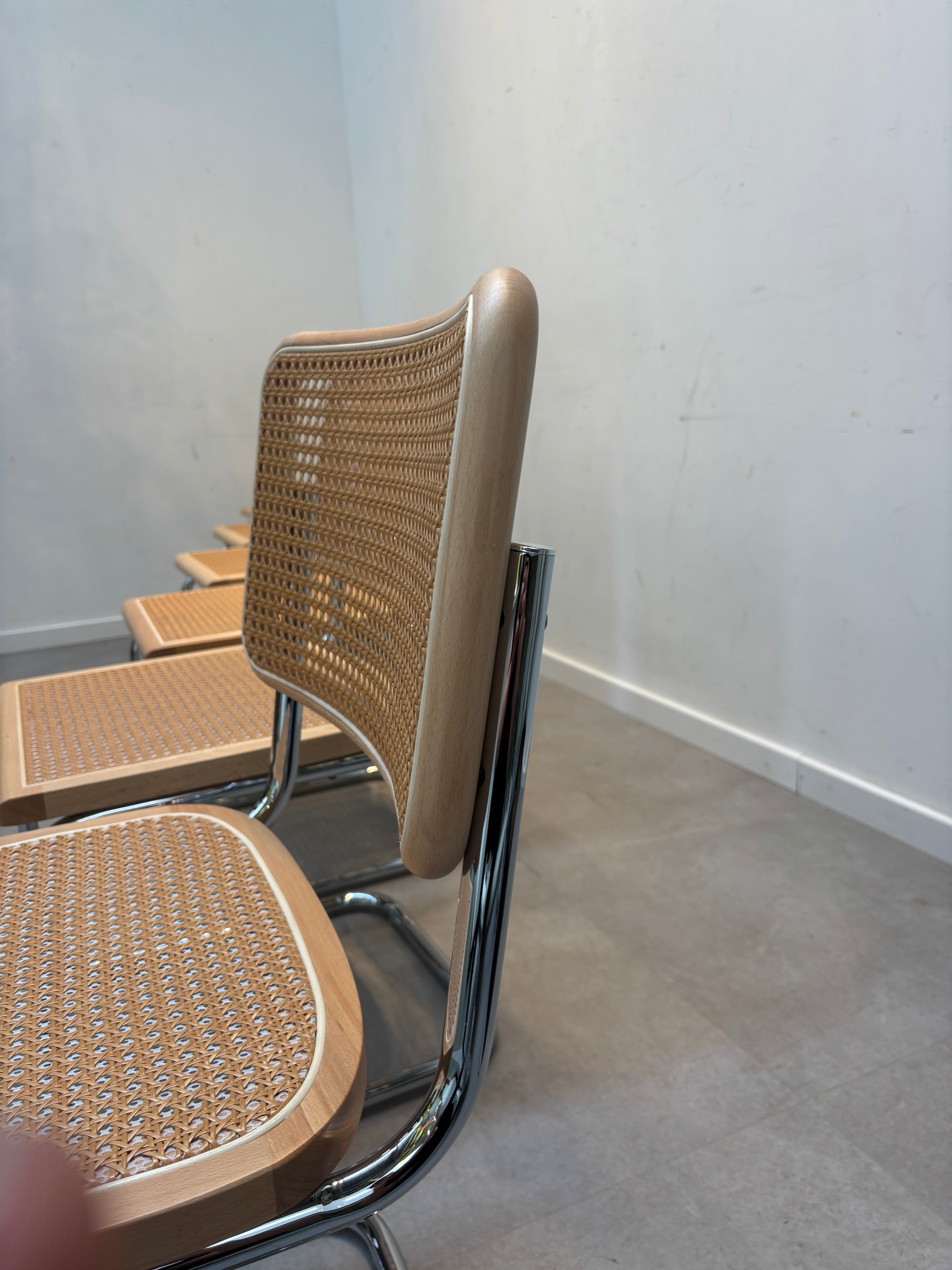 S-Chair Natural Chrome