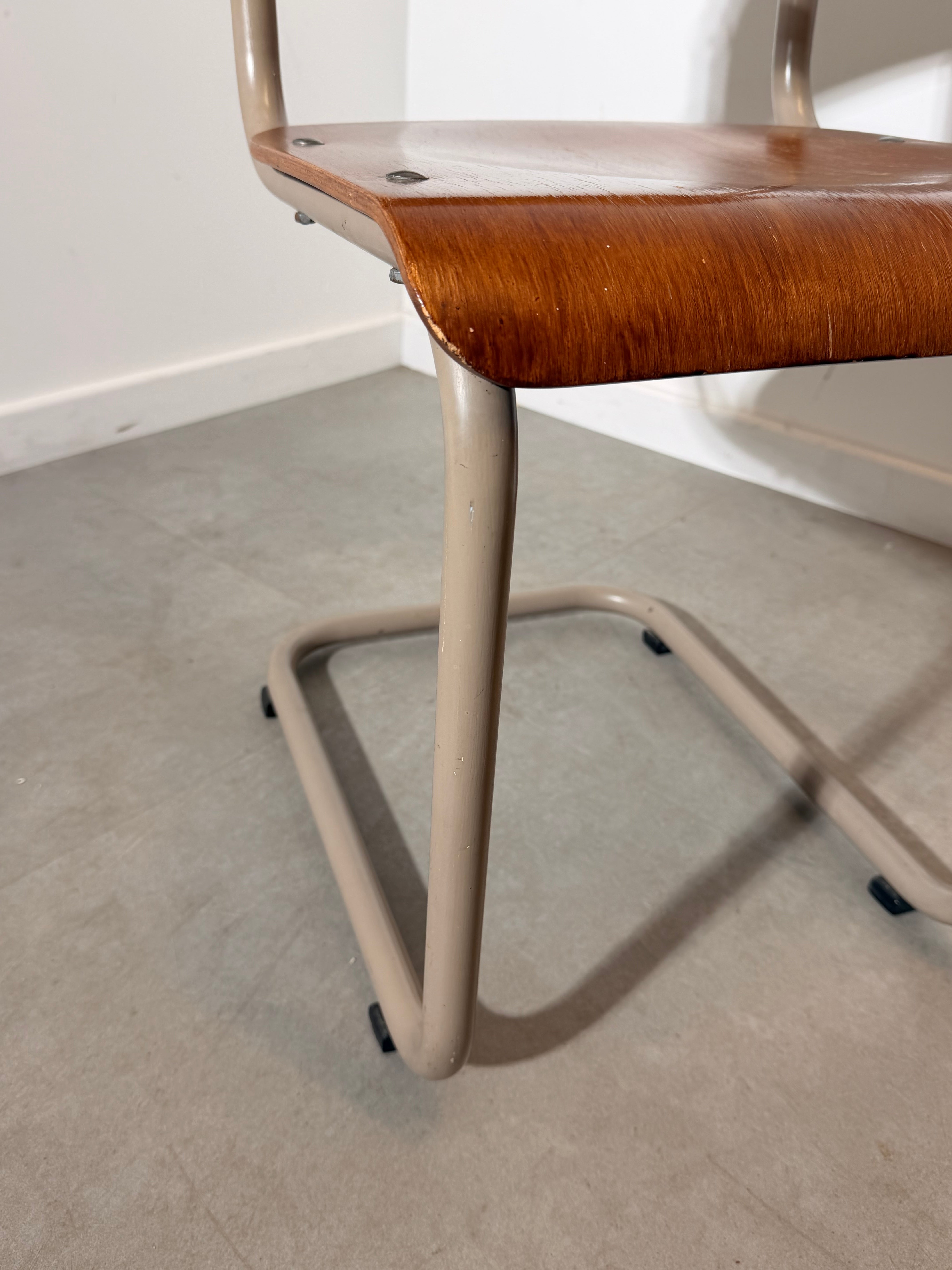 Vintage Bauhaus Tubular Steel Armchair