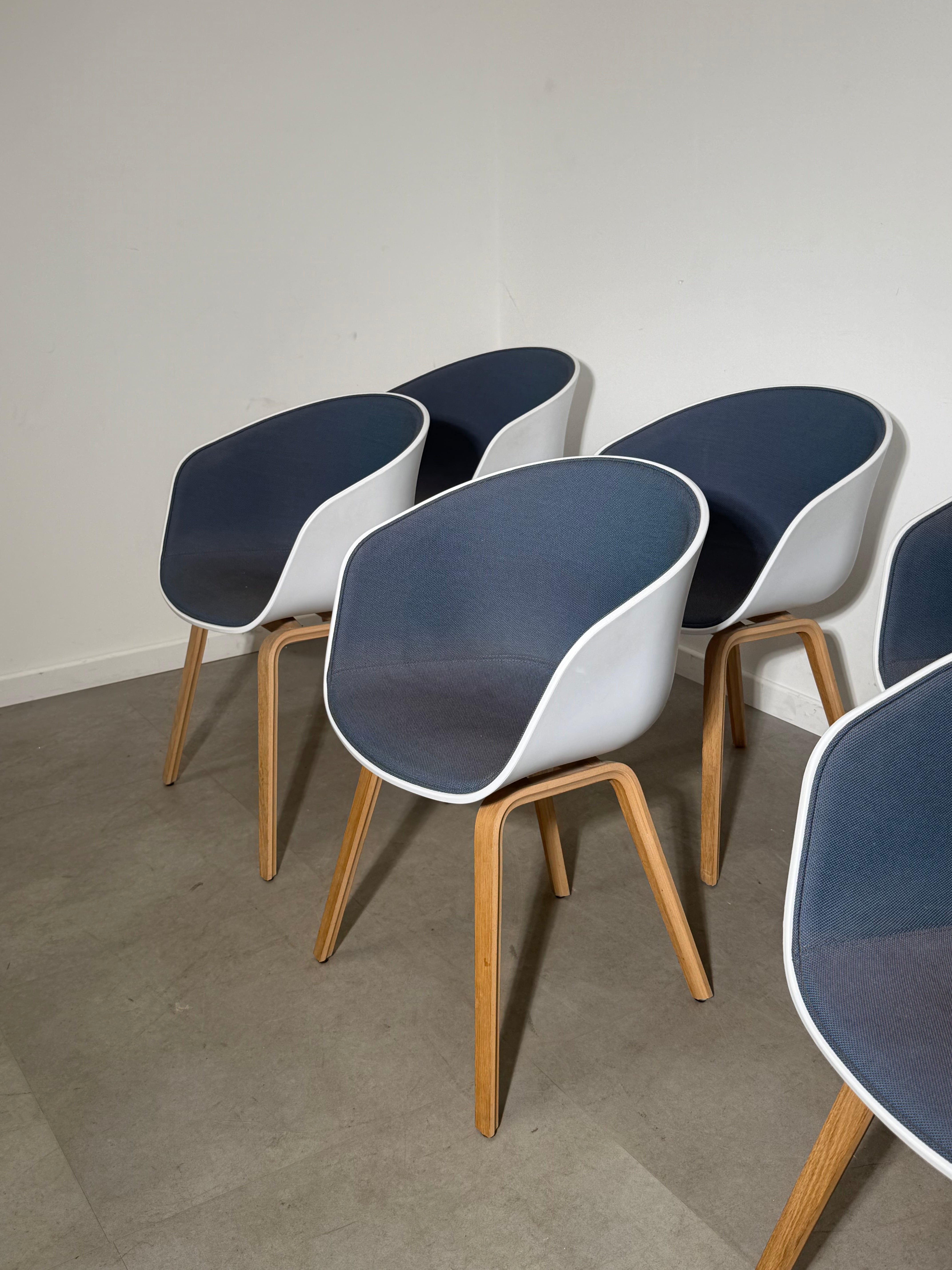 Set of 6 HAY About A Chair AAC 222 2.0 Dining Chairs