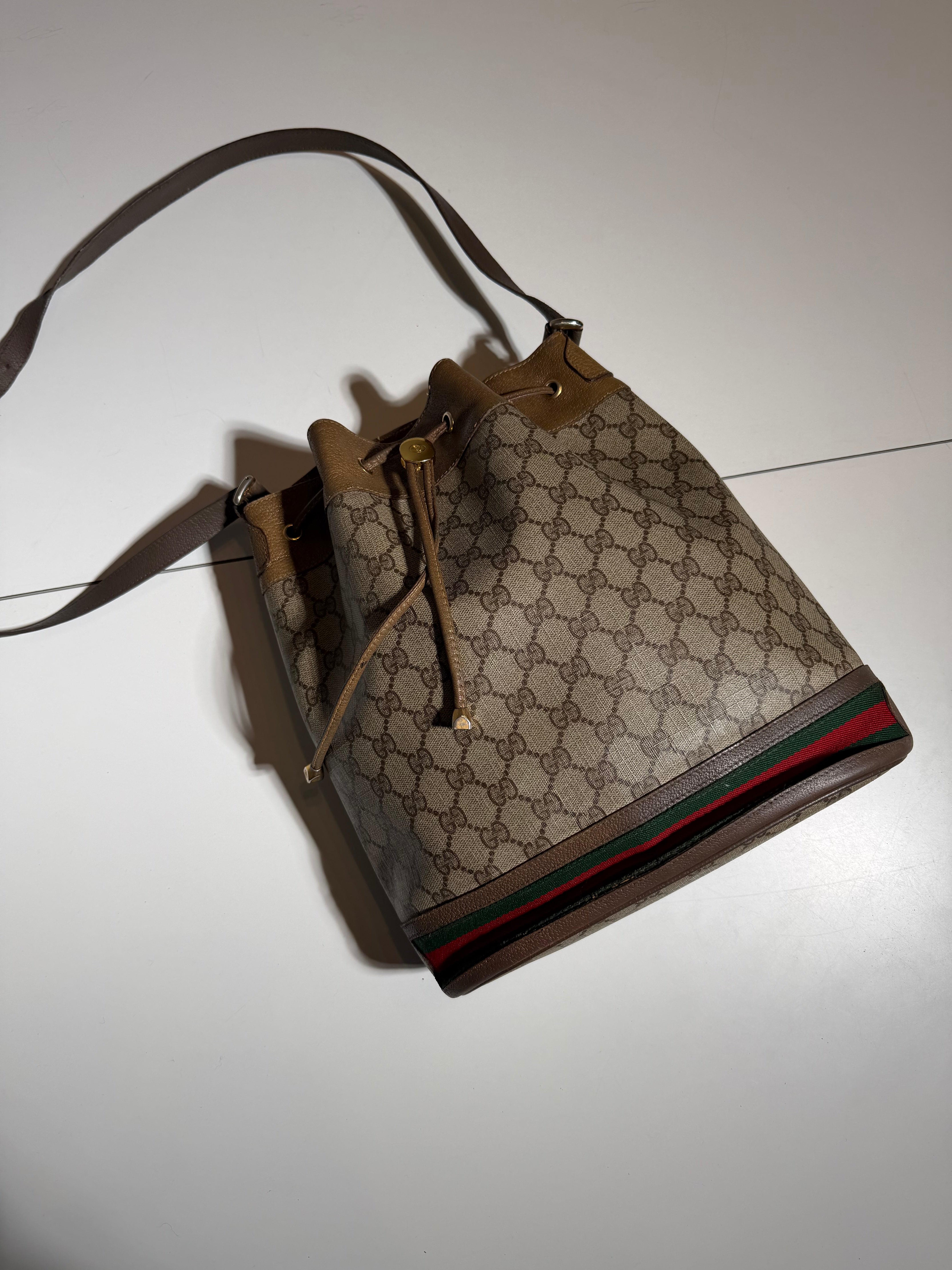 Gucci Ophidia GG Canvas Bucket Bag