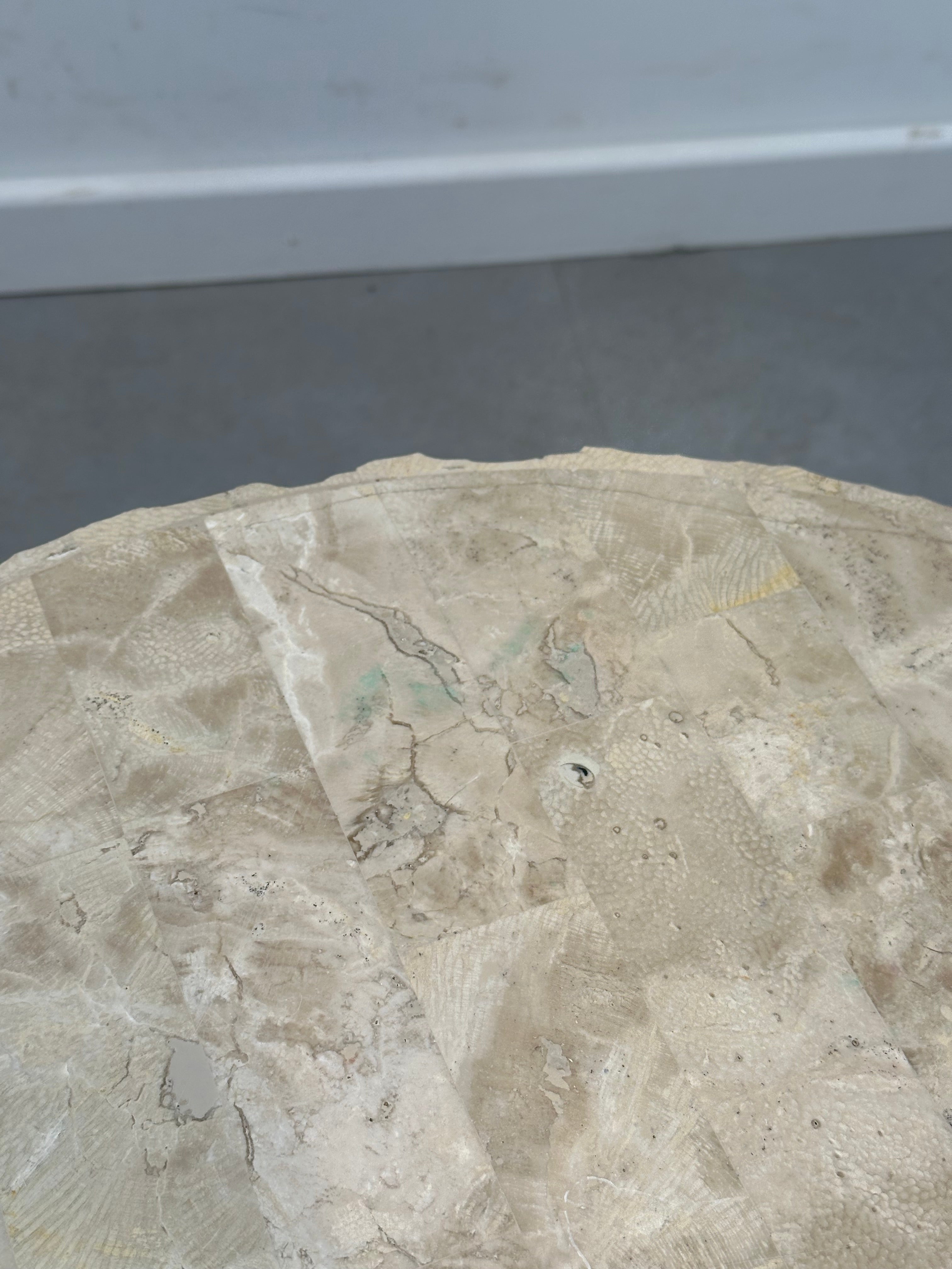 Vintage Mactan Stone Coffee Table