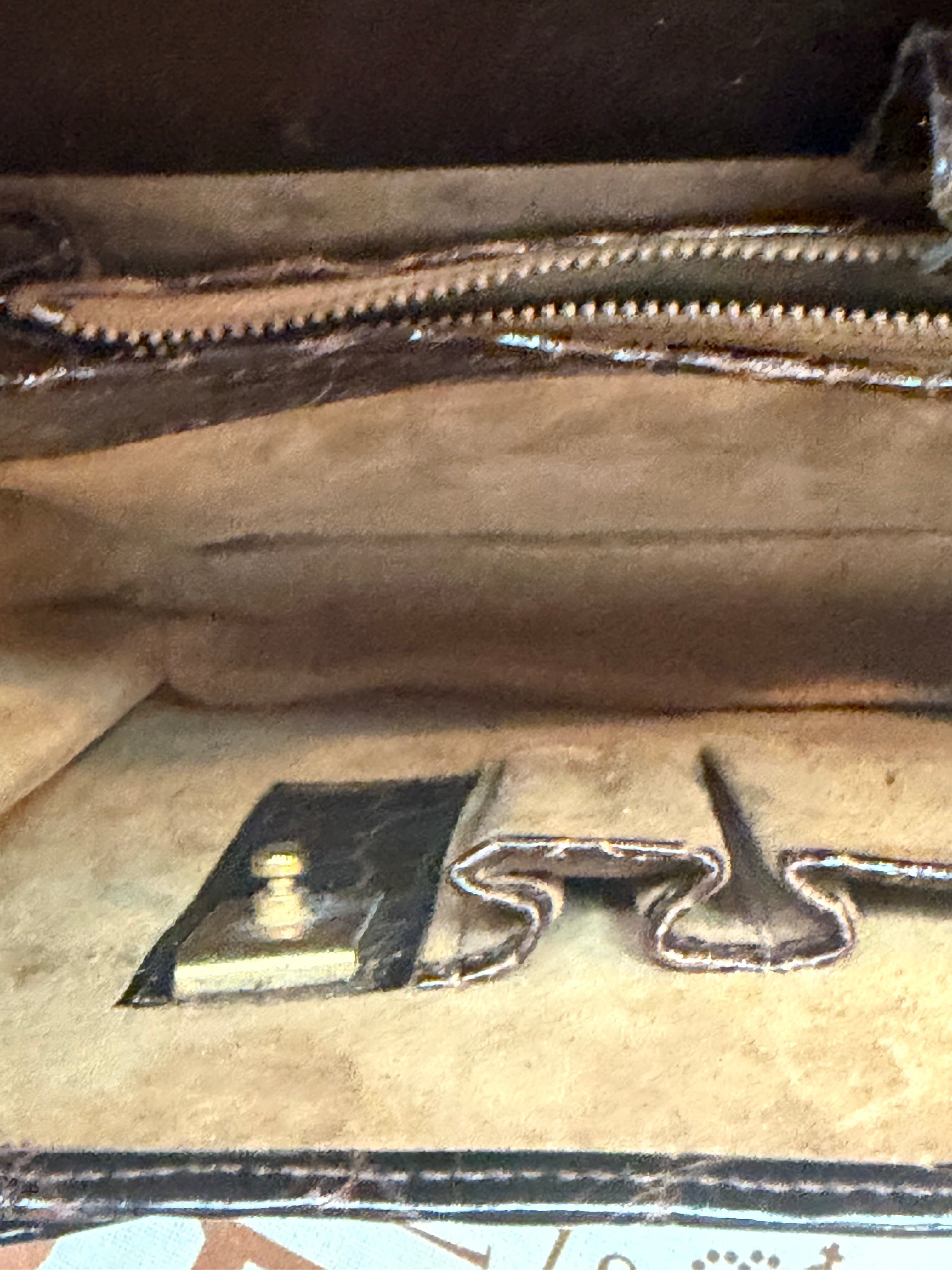 Delvaux Vintage Crocodile Leather Handbag – 1970s