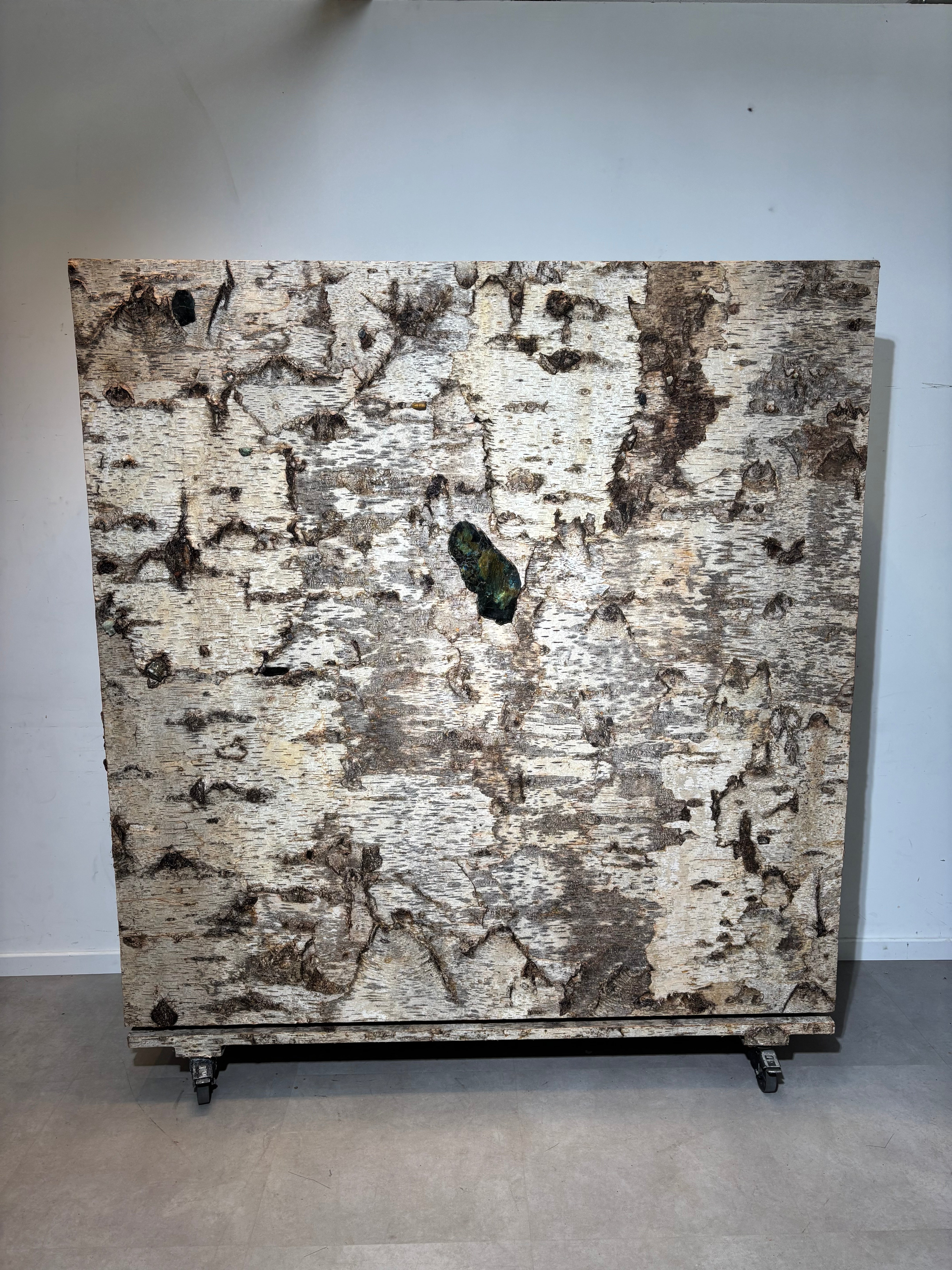 Birch Bark Bookcase by Sophie Gallardo & George Guillaume Cassan