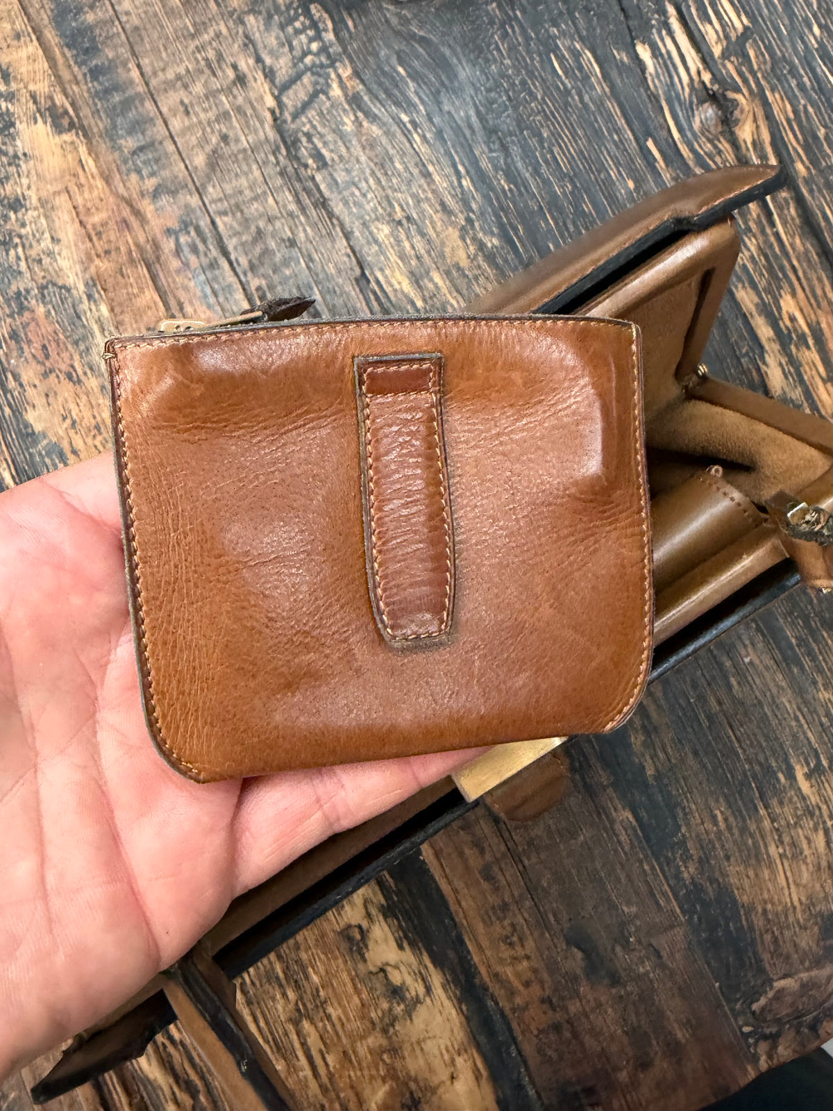 1950s Vintage Delvaux Handbag – Cognac Leather – Collector’s Piece
