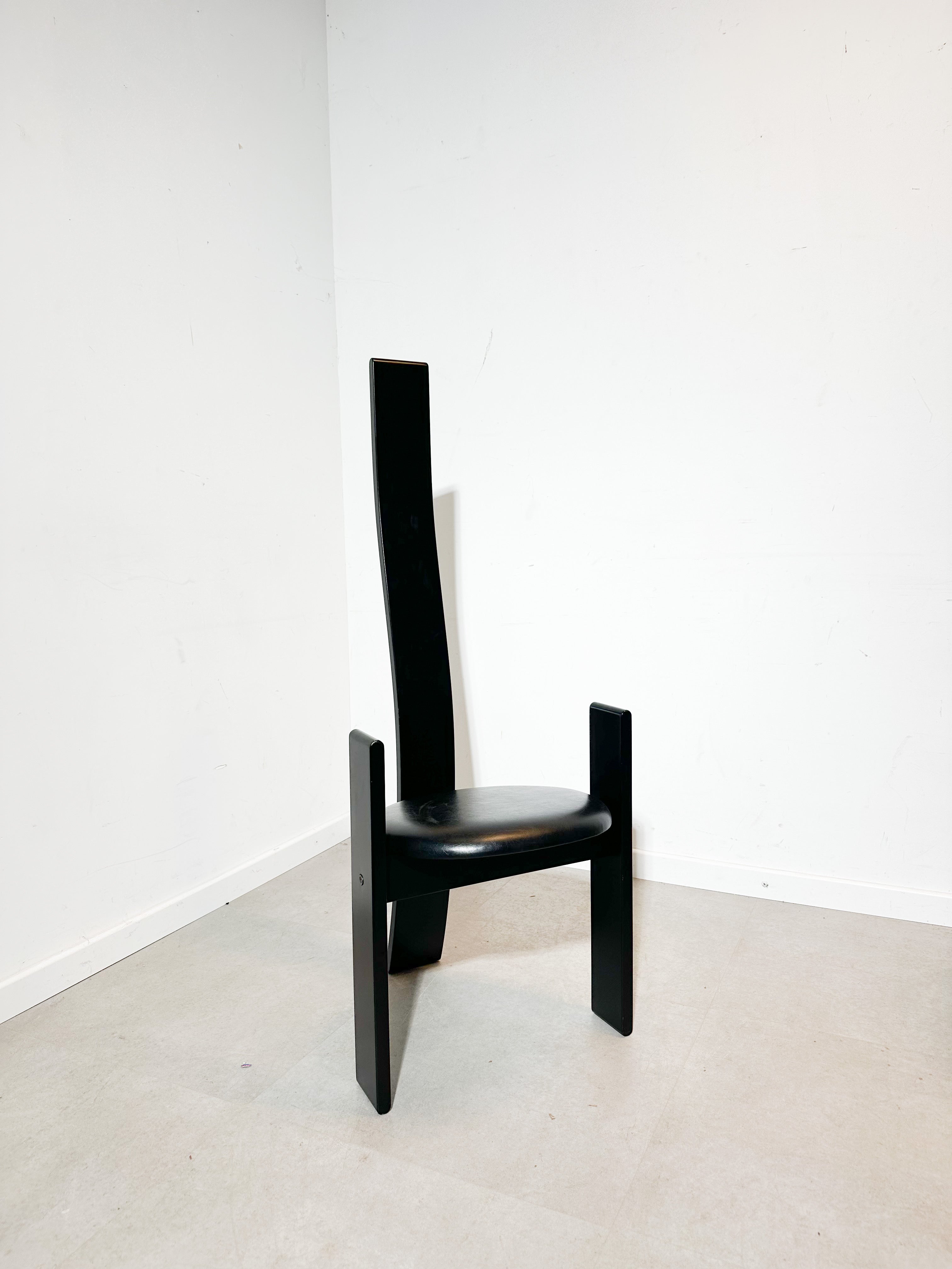 Set of Six “Golem” Chairs by Vico Magistretti for Poggi, 1960s