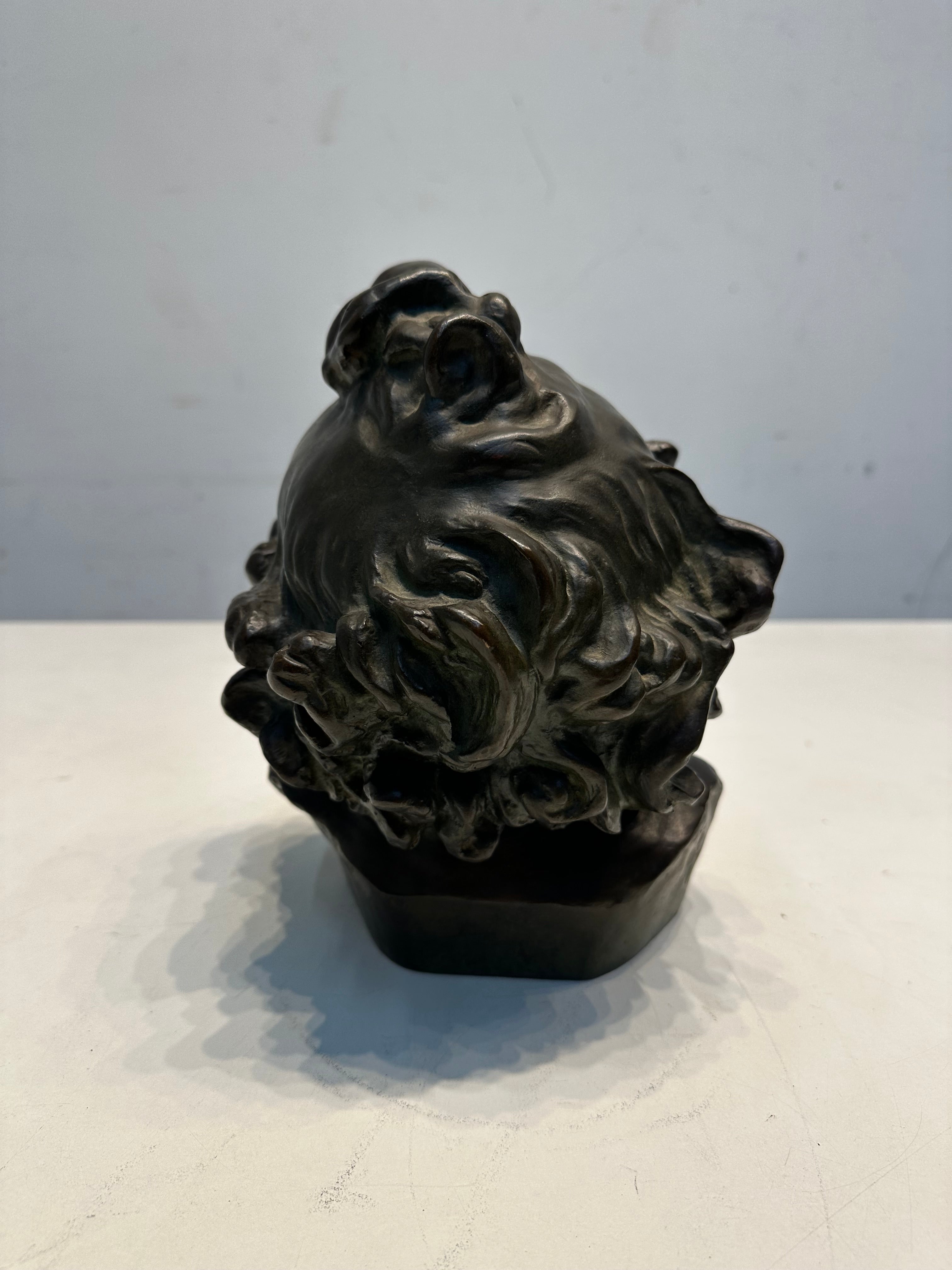 Buste en bronze d'enfant