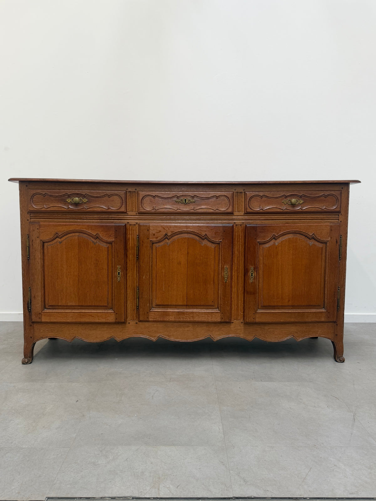 19th-Century French Oak Sideboard
