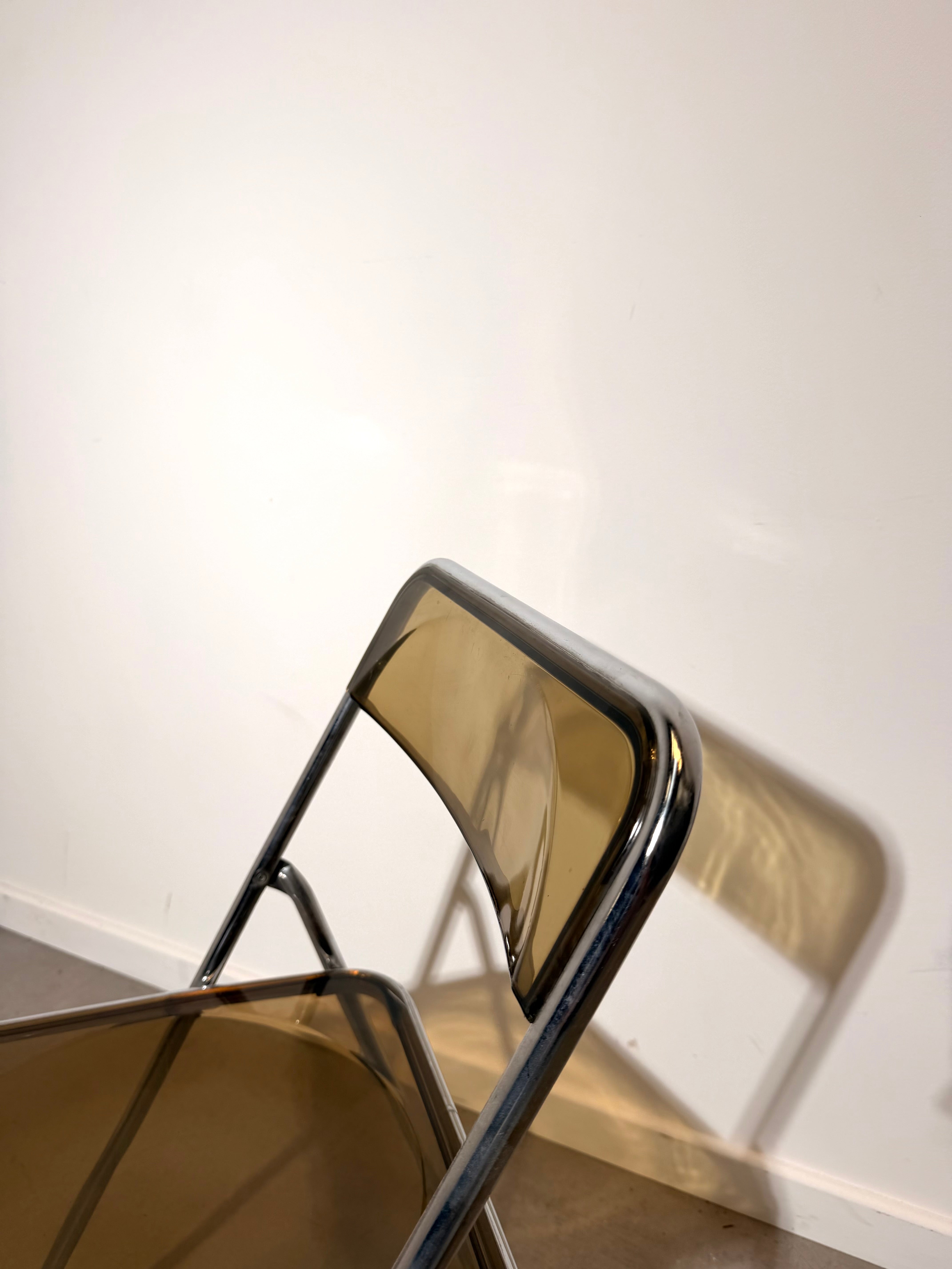 Chrome & Acrylic Folding Chair