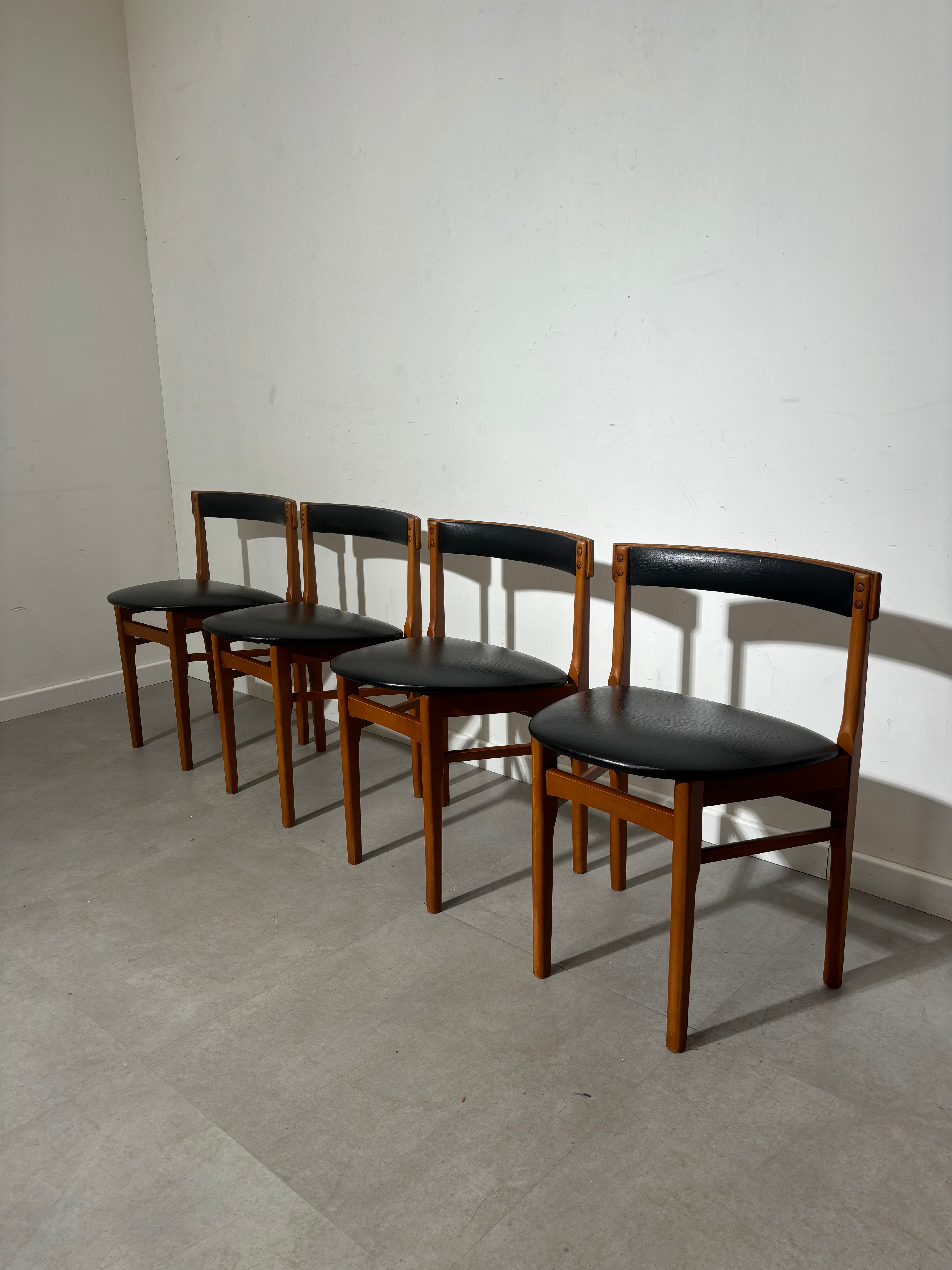 Set of four Danish Dining chairs