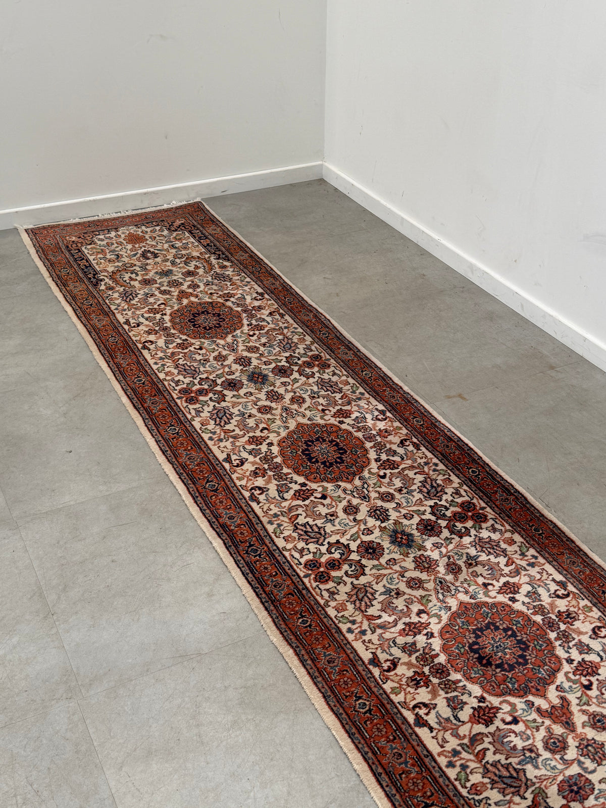 Vintage Persian Style Runner Rug – 365 × 75 cm