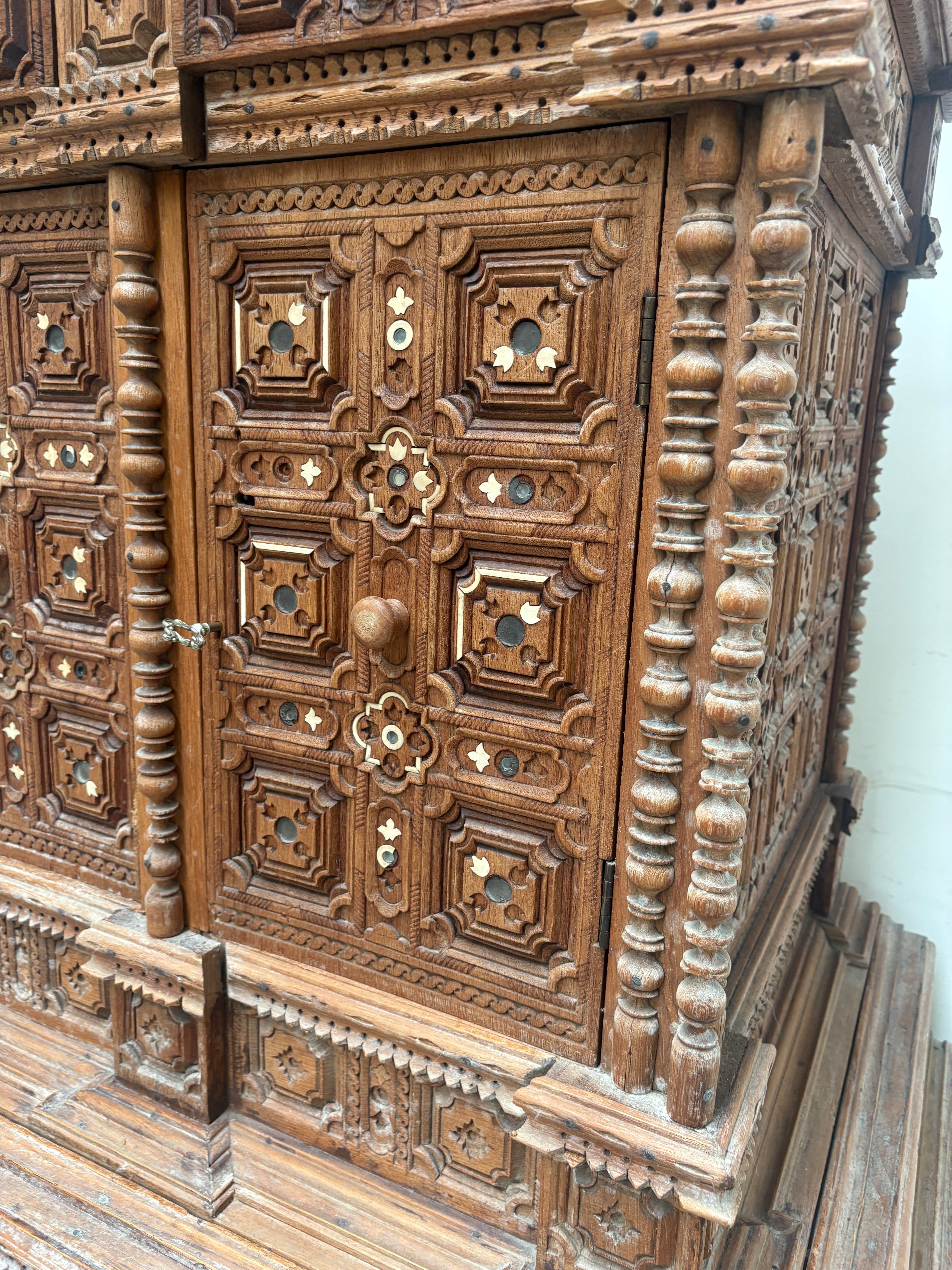Large Antique Temple Cabinet