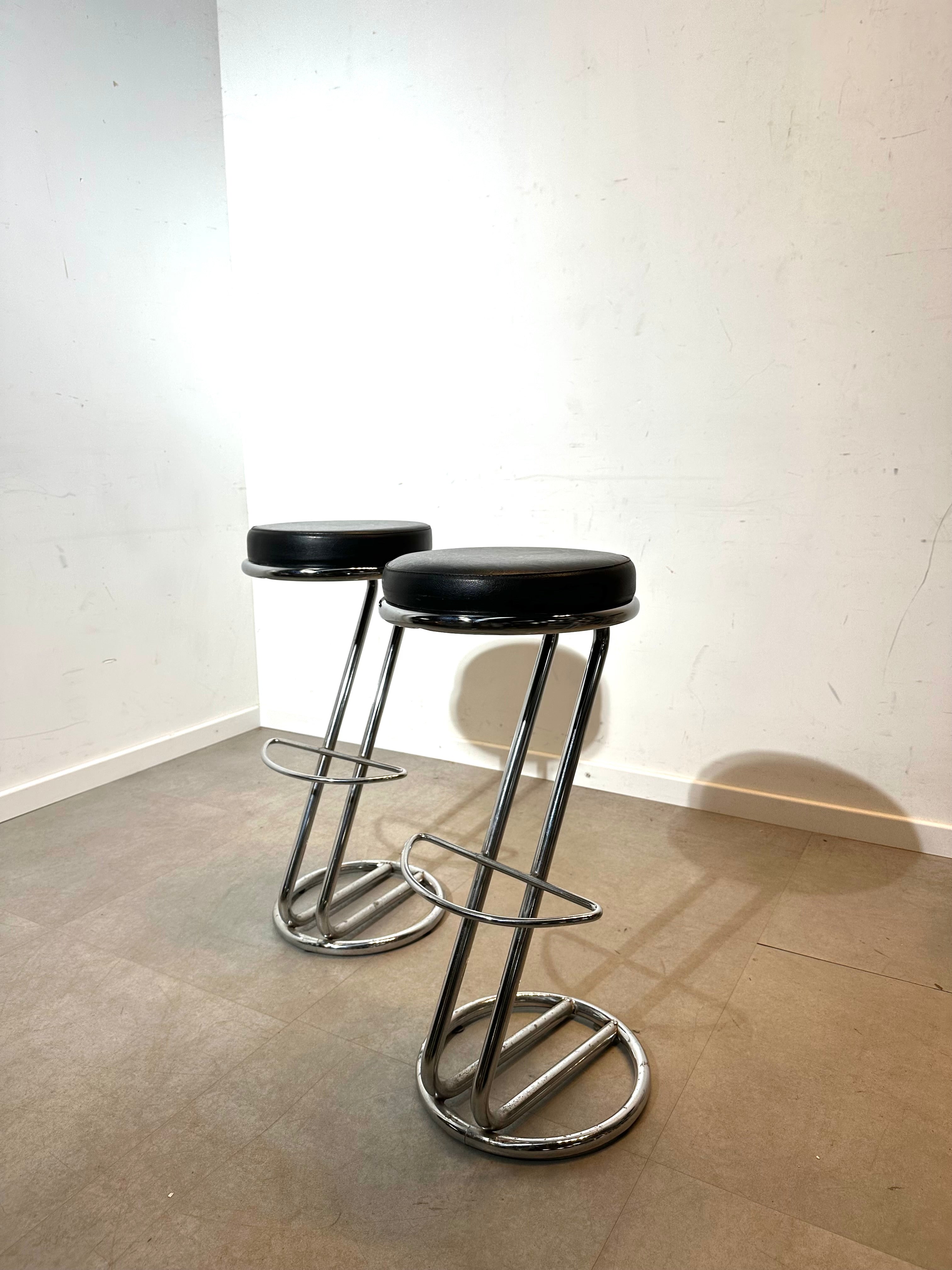 Tabourets de bar Tubax vintage