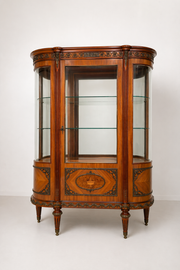 Louis XVI Style Bar Cabinet / Vitrine by JP Ehalt – Glass Display Cabinet – 177 cm