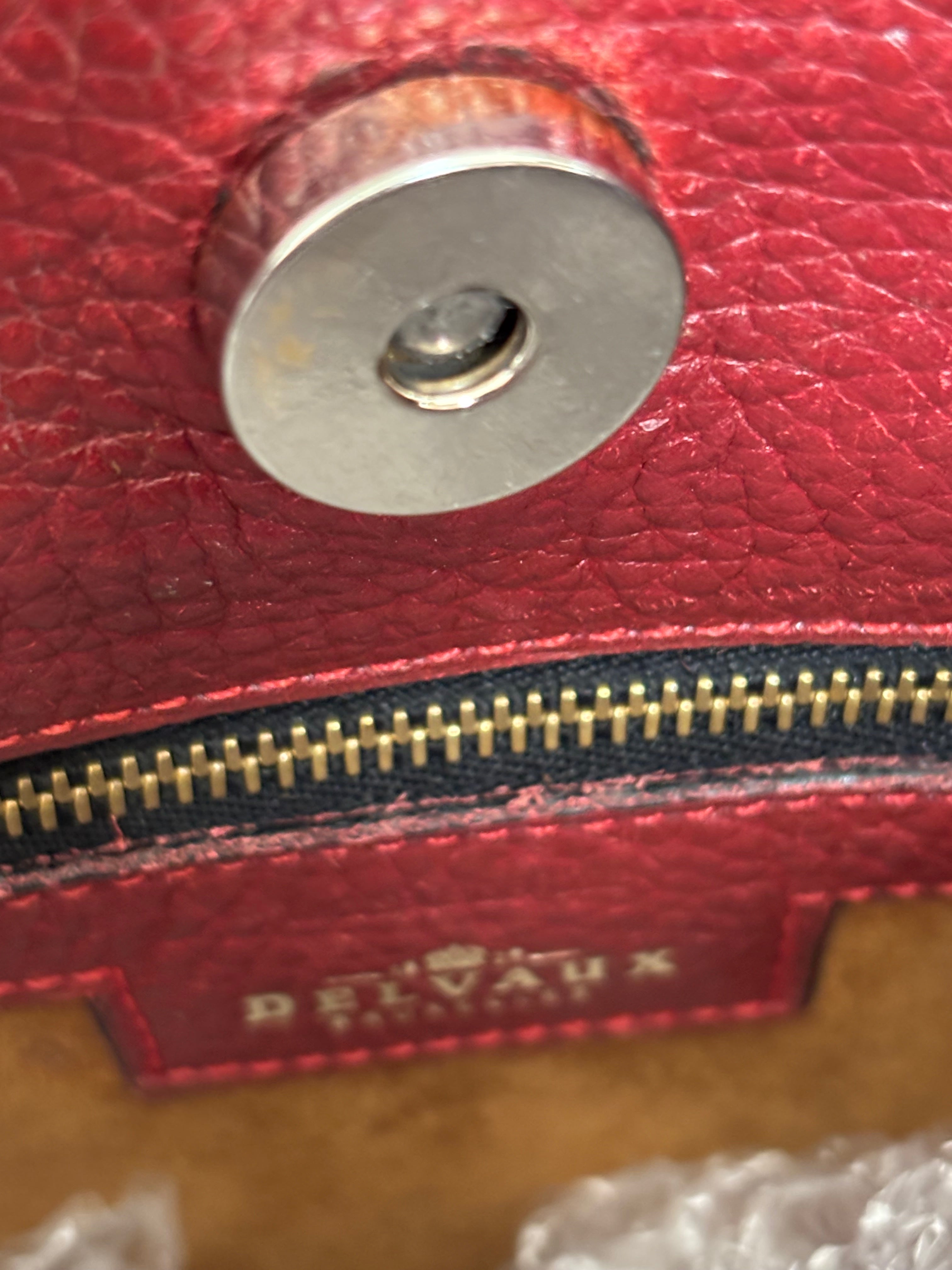 Sac bandoulière Delvaux Souverain rouge