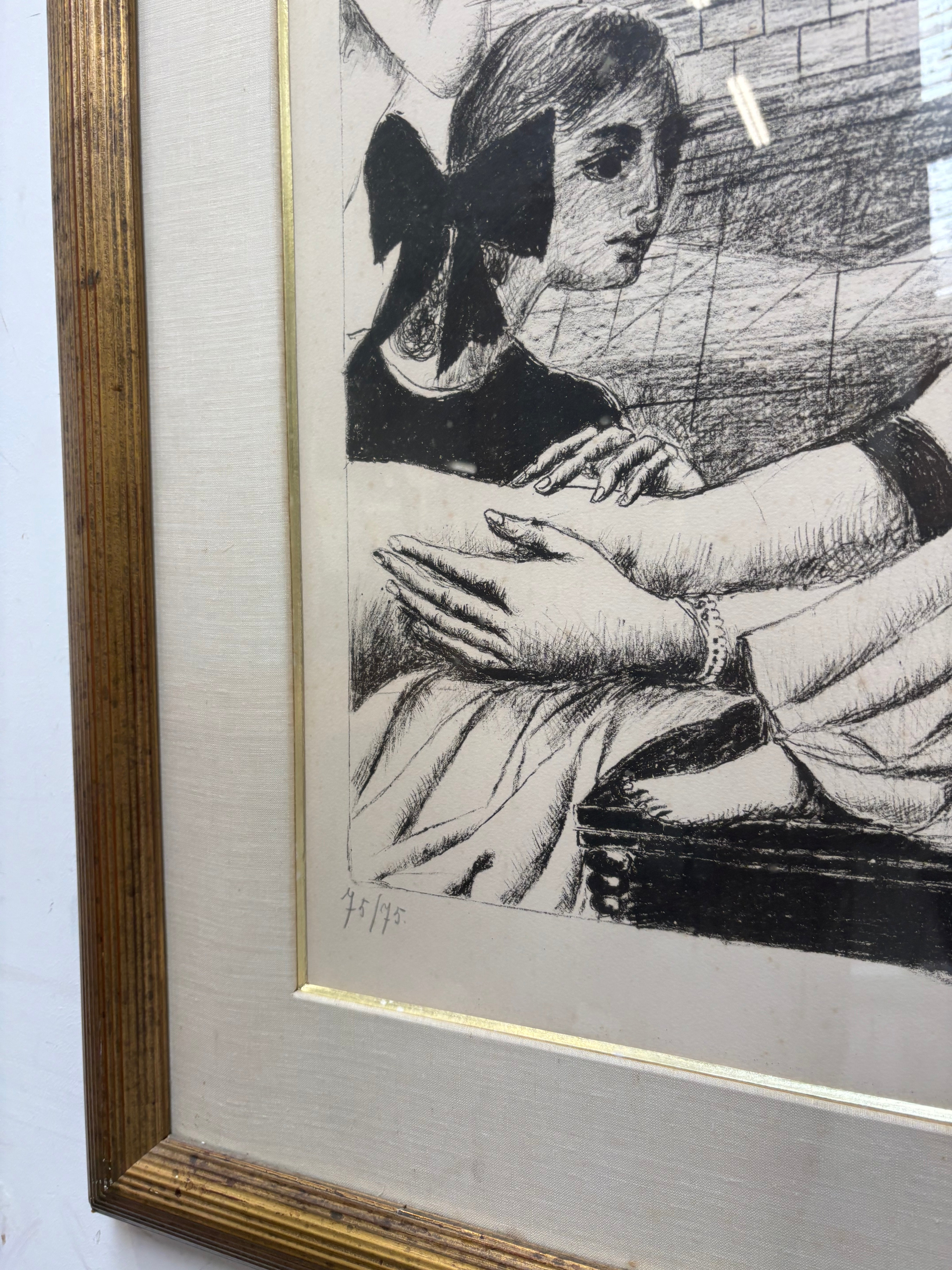 Lithographie originale de Paul Delvaux – « Une vanade » (75/75)