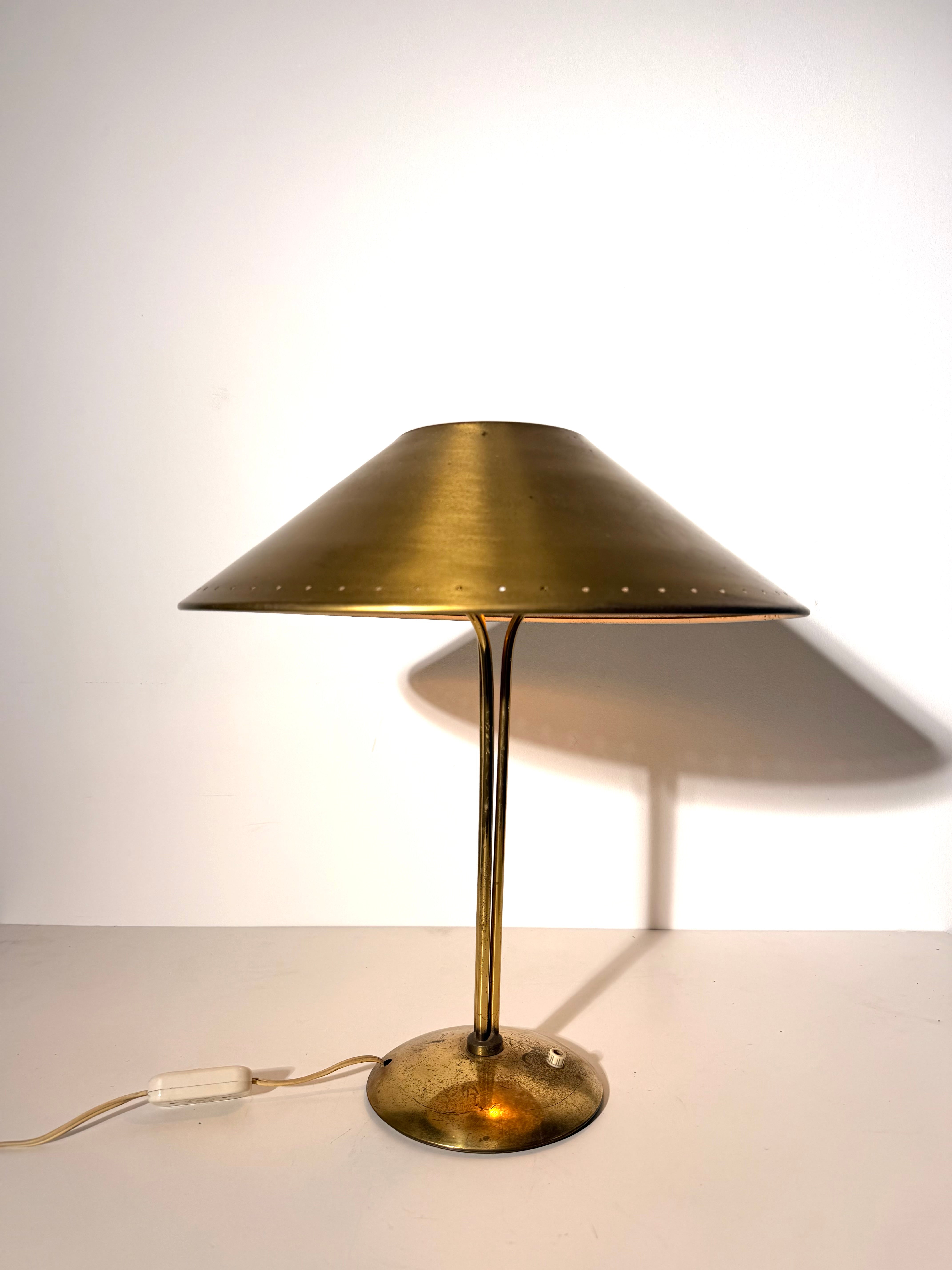Vintage Brass Table Lamp
